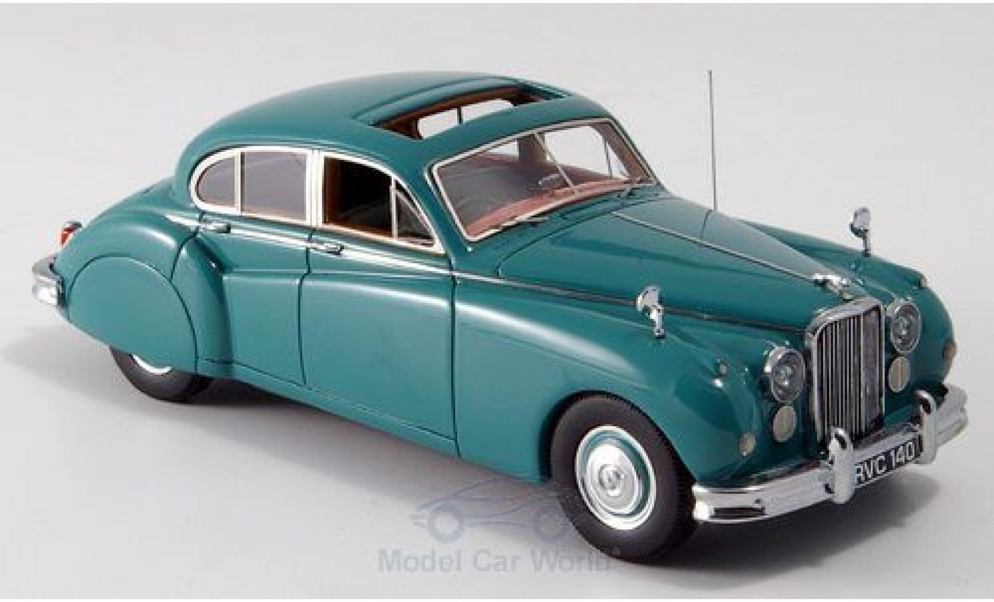 Jaguar MK 9 1/43 Neo VII groen RHD 1955 modelauto