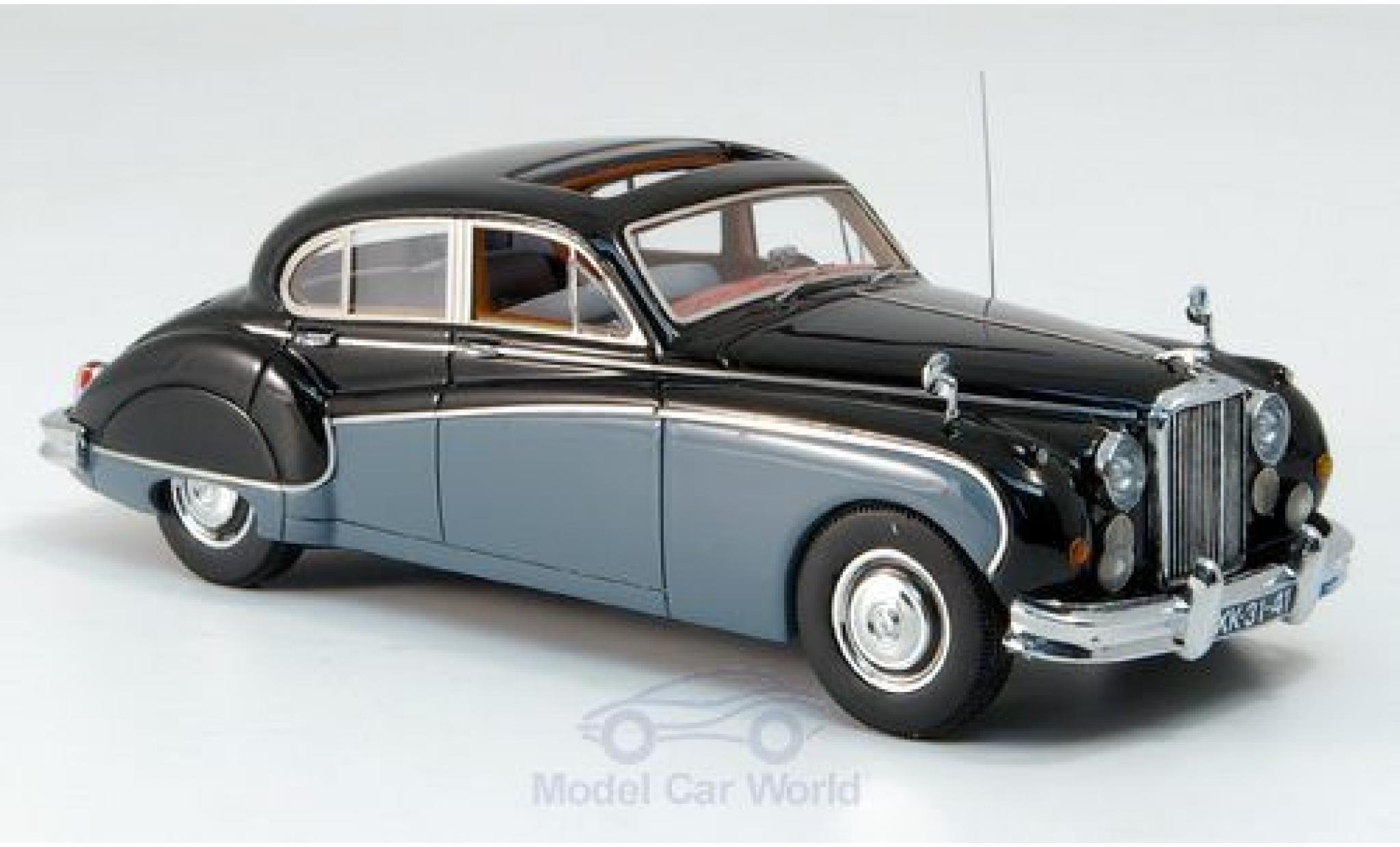 Jaguar MK 9 1/43 Neo VIII zwart/grijs 1957 modelauto