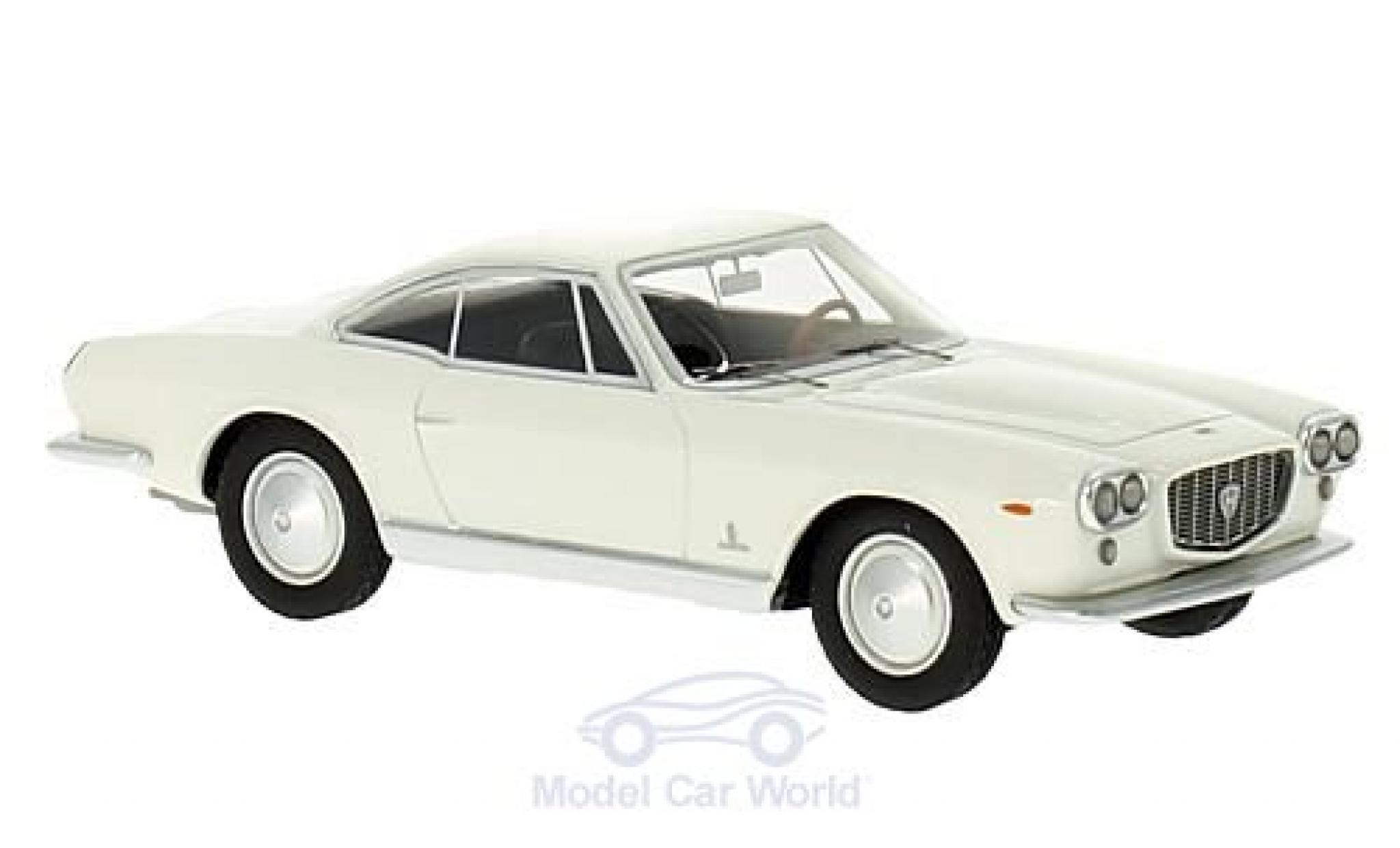 Lancia Flaminia 1/43 Neo 3C 2.8 Coupe Speciale Pininfarina wit 1963 modelauto