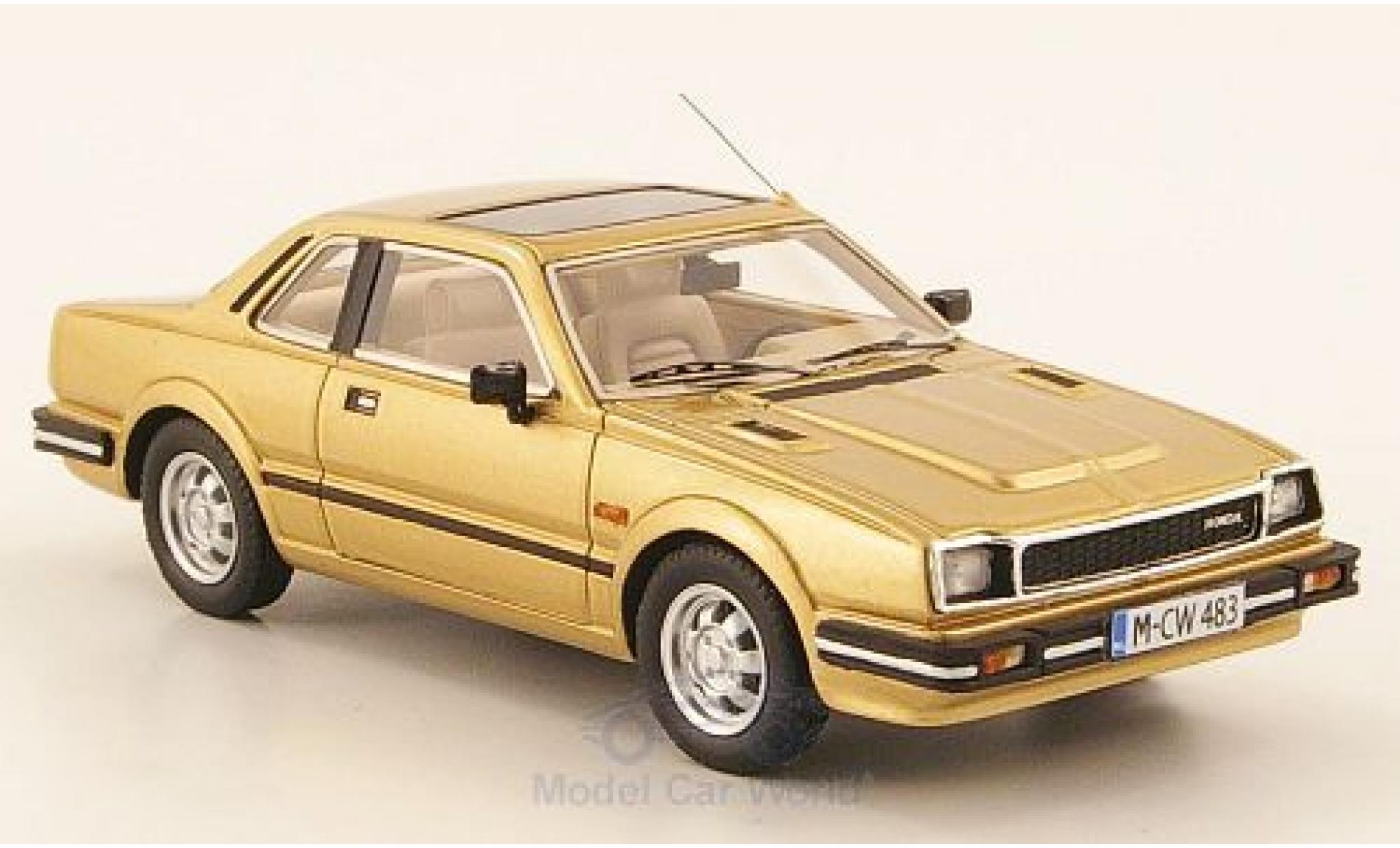 Honda Prelude 1/43 Neo MkI gold 1983 modelauto