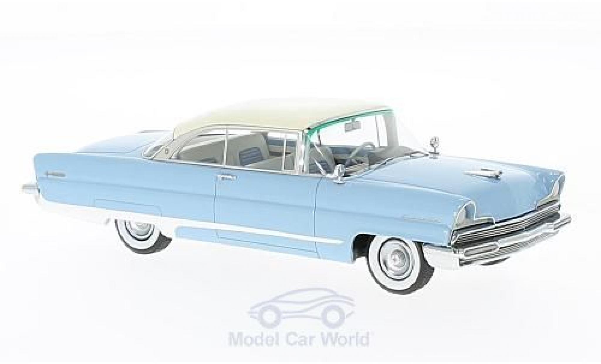 Lincoln Premiere 1/43 Neo Hardtop blauw/wit 1956 modelauto