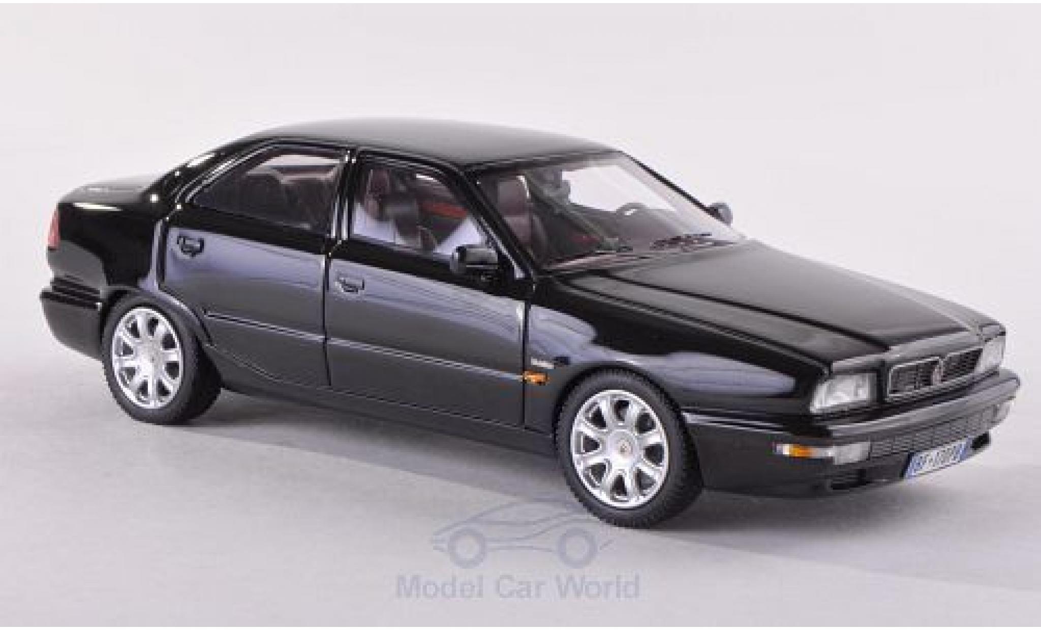 Maserati Quattroporte 1/43 Neo IV zwart 1996 modelauto