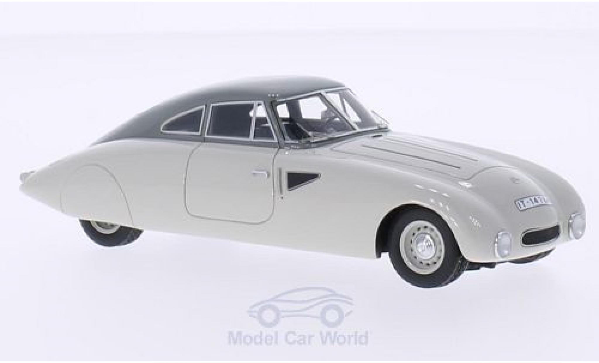 Maybach SW 1/43 Neo 38 Stromlinienwagen grijs/grijs 1939 D&ouml;rr & Schreck modelauto