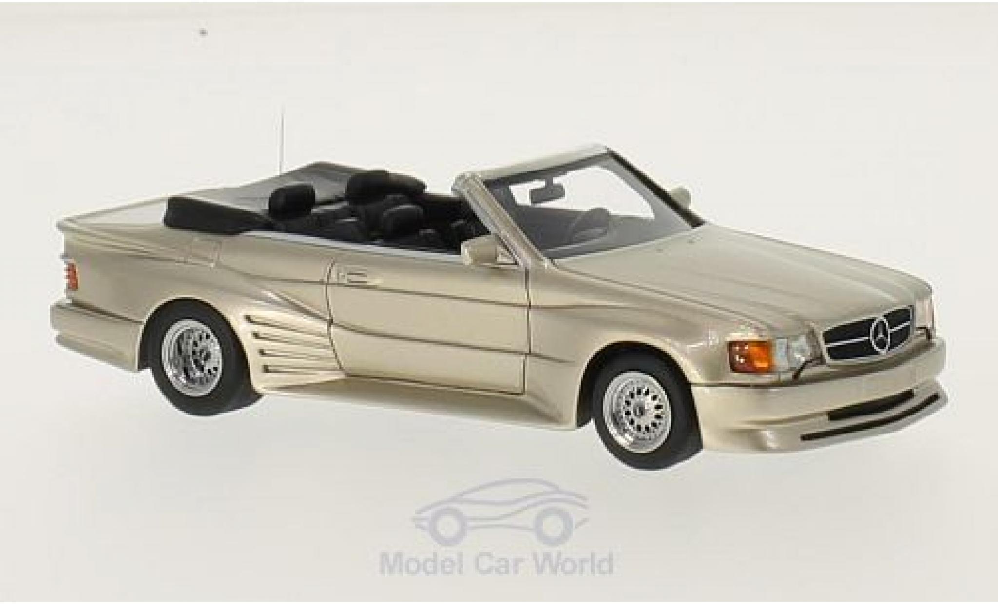 Mercedes 500 SEC 1/43 Neo SEC Koenig Specials metallic beige modelauto