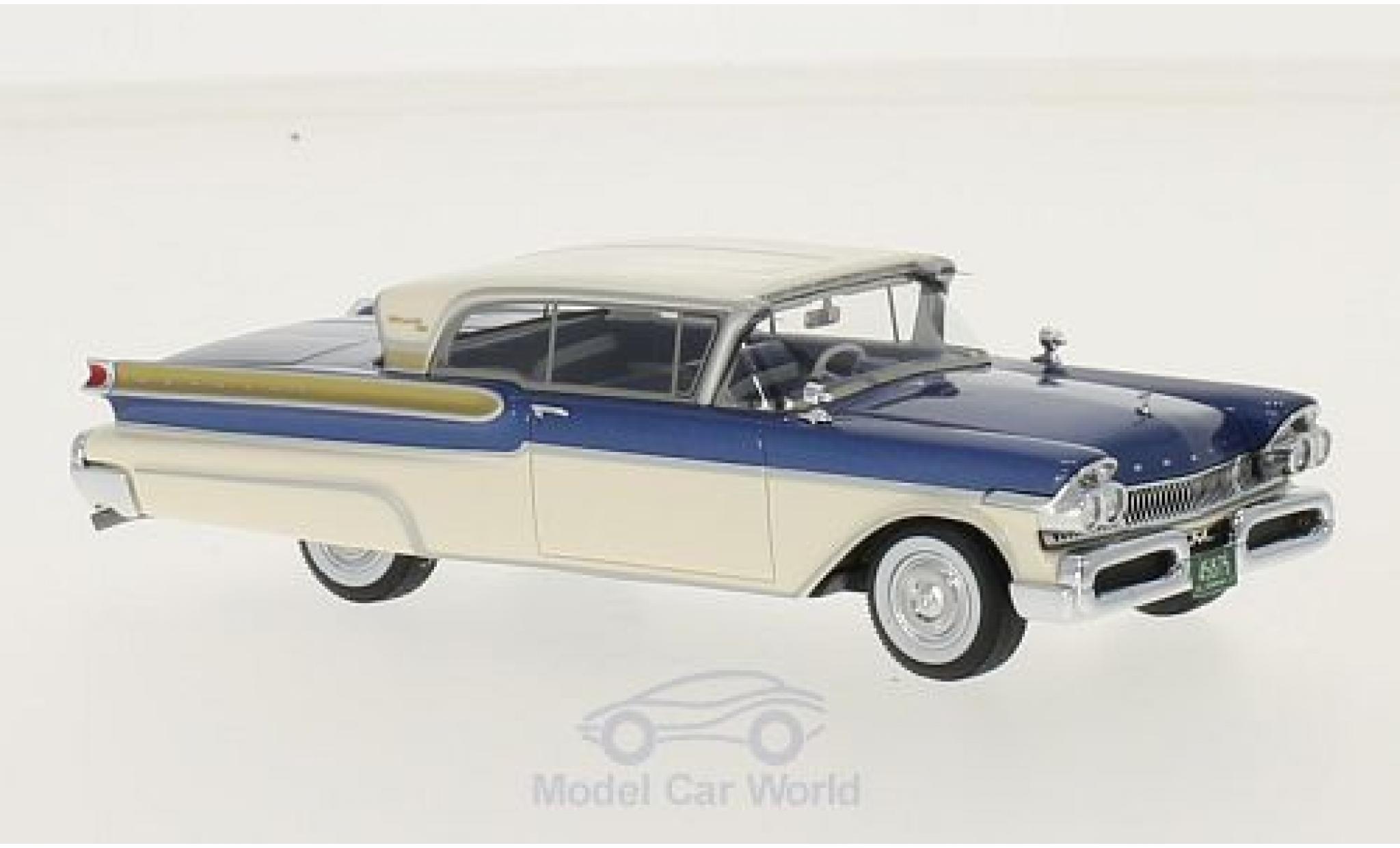 Mercury Turnpike 1/43 Neo Coupe metallic blauw/wit 1957 modelauto