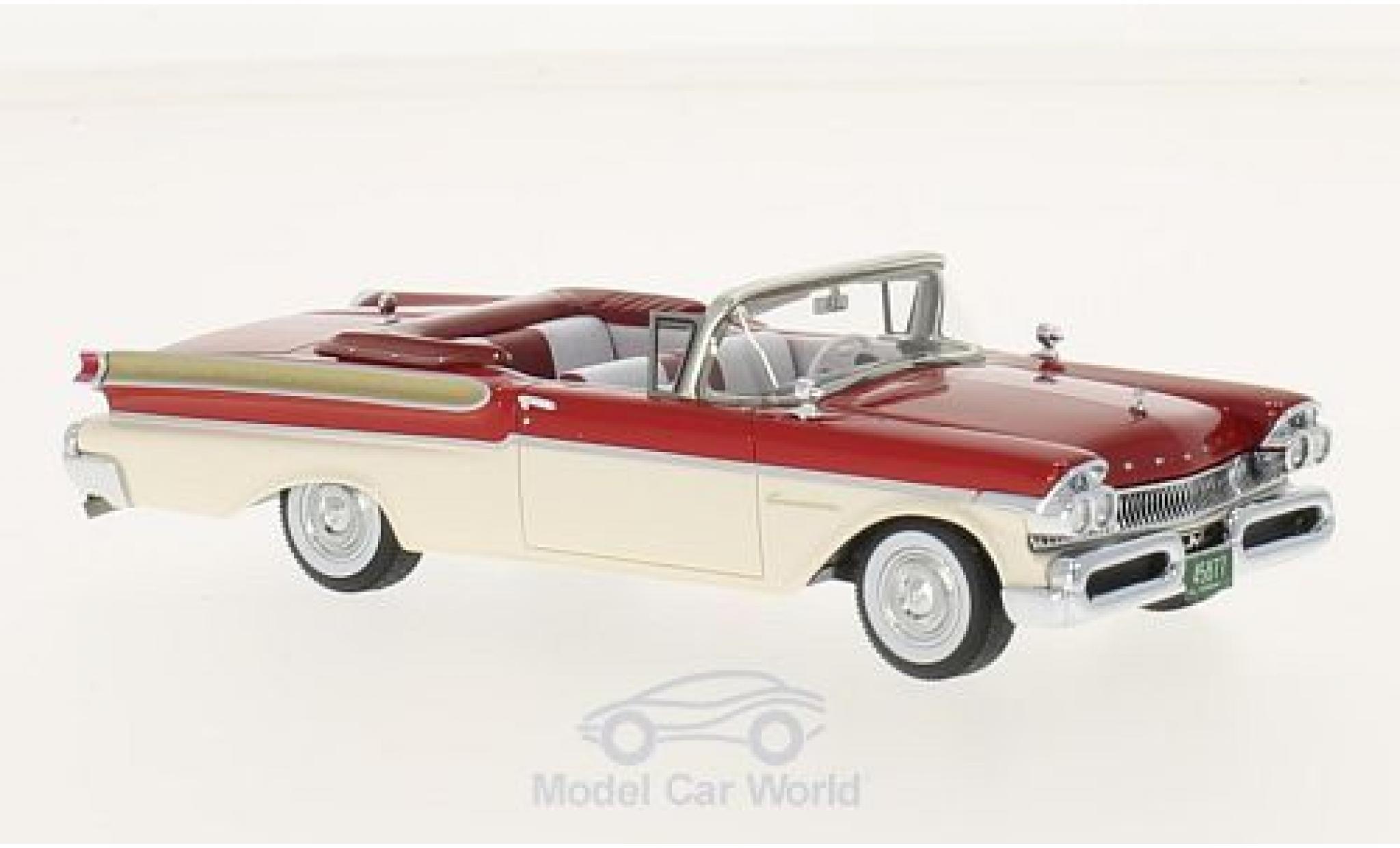 Mercury Turnpike 1/43 Neo Cruiser Cabriolet rood/wit 1957 modelauto