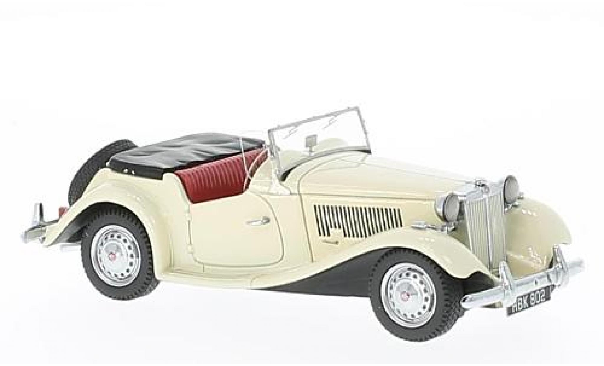 MG TD 1/43 Neo MkII wit RHD 1950 modelauto