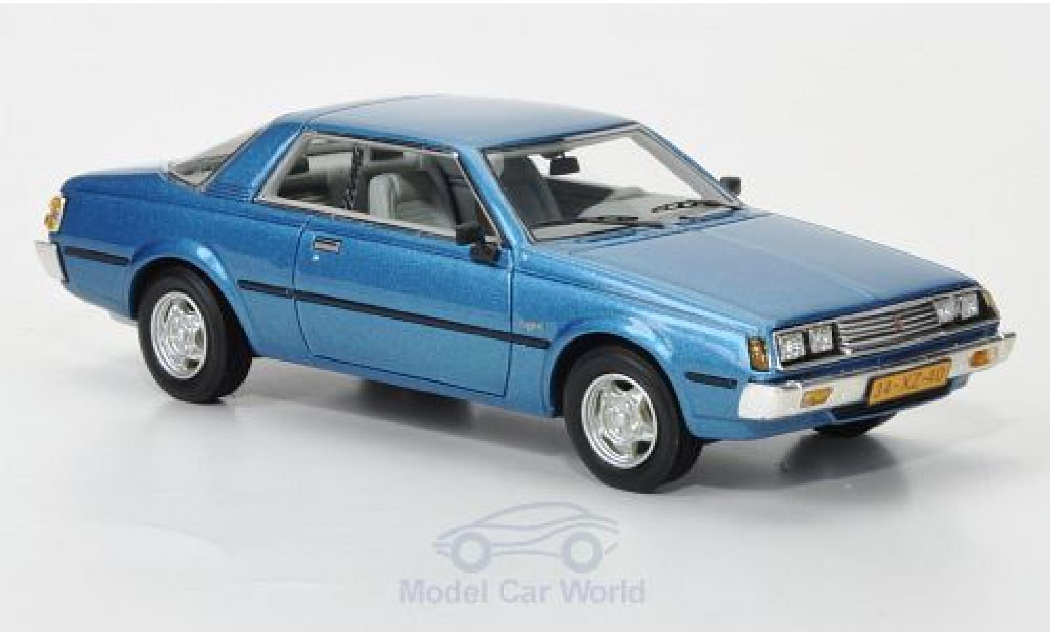 Mitsubishi Sapporo 1/43 Neo MkI Coupe metallic blauw 1982 modelauto