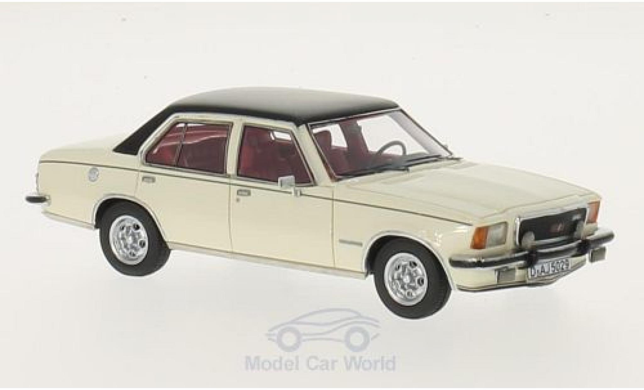Opel Commodore C 1/43 Neo B GS/E wit/zwart 1973 4-T&uuml;rer modelauto