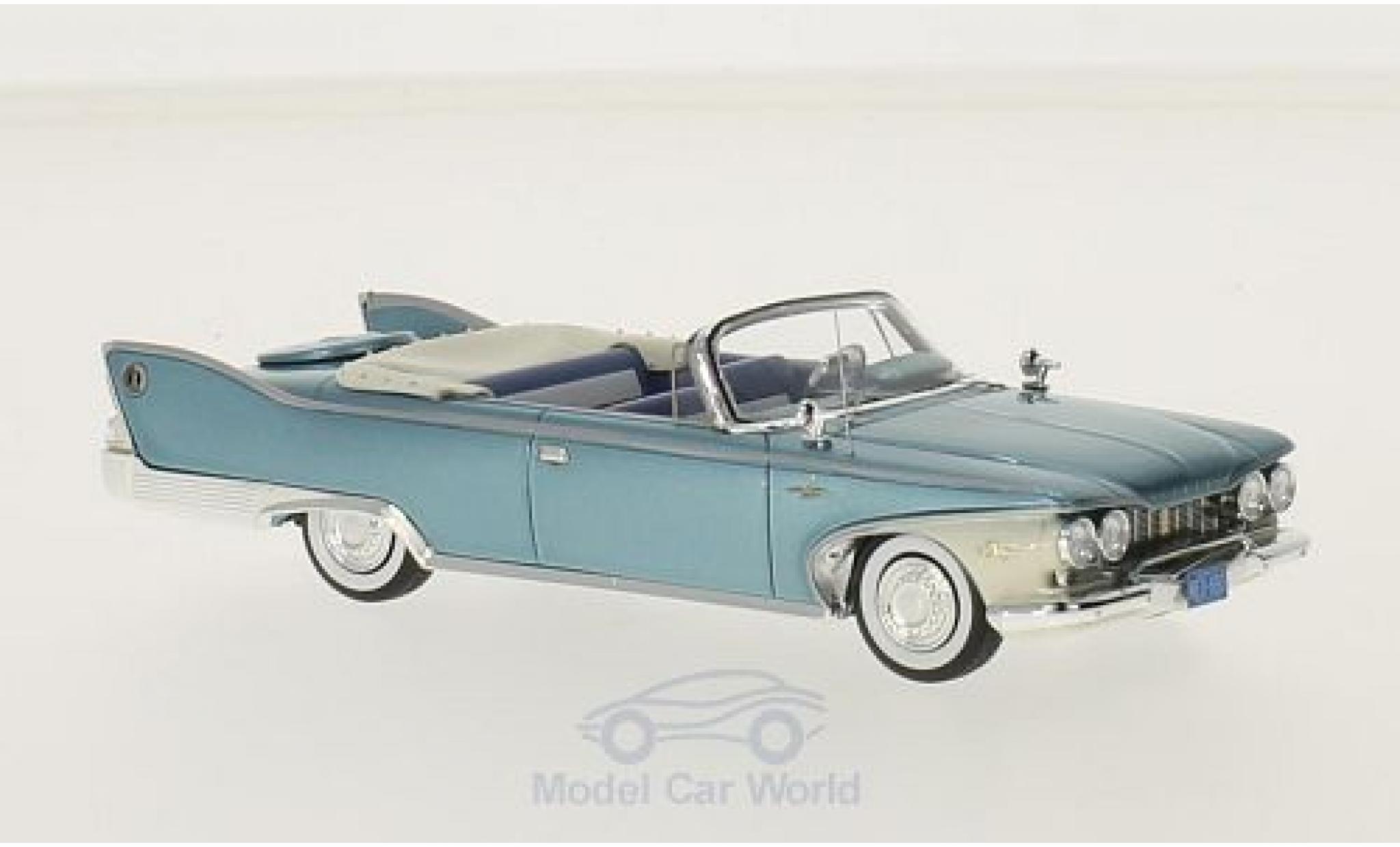 Plymouth Fury 1/43 Neo Cabriolet metallic t&uuml;rkis/wit 1960 modelauto