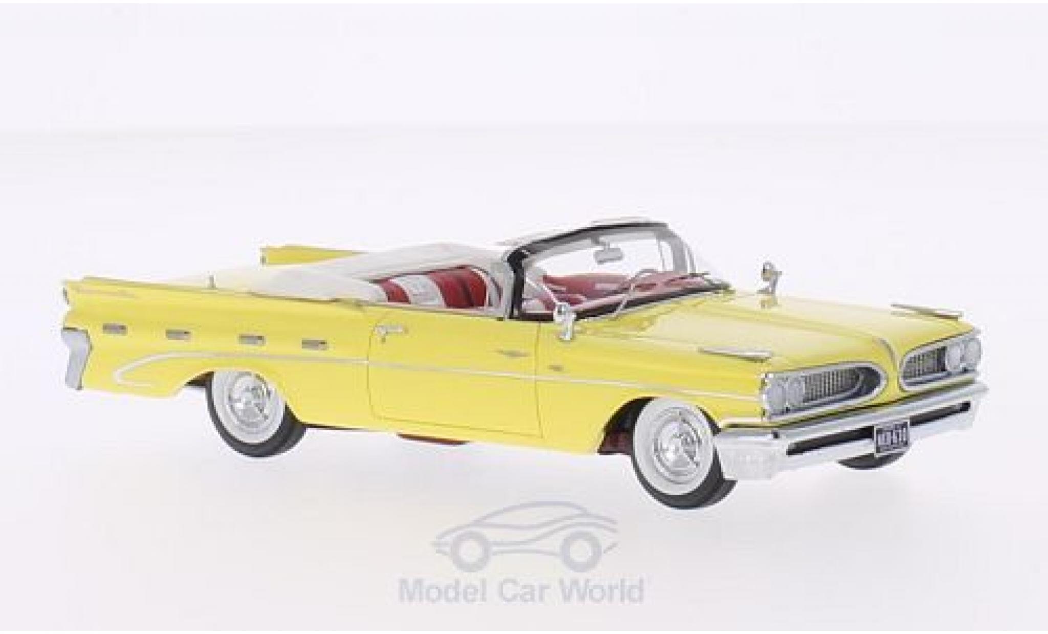 Pontiac Bonneville 1/43 Neo Cabriolet geel 1959 modelauto