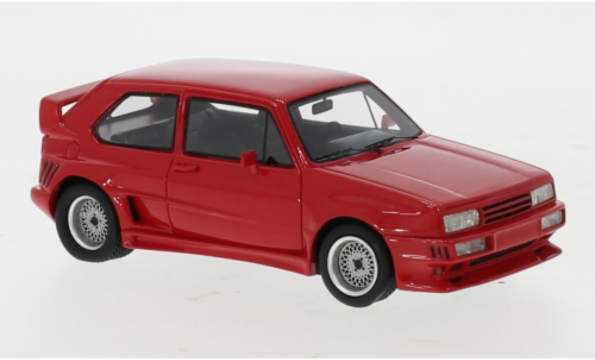 Volkswagen Golf 1/43 Neo I Rieger GTO rood modelauto