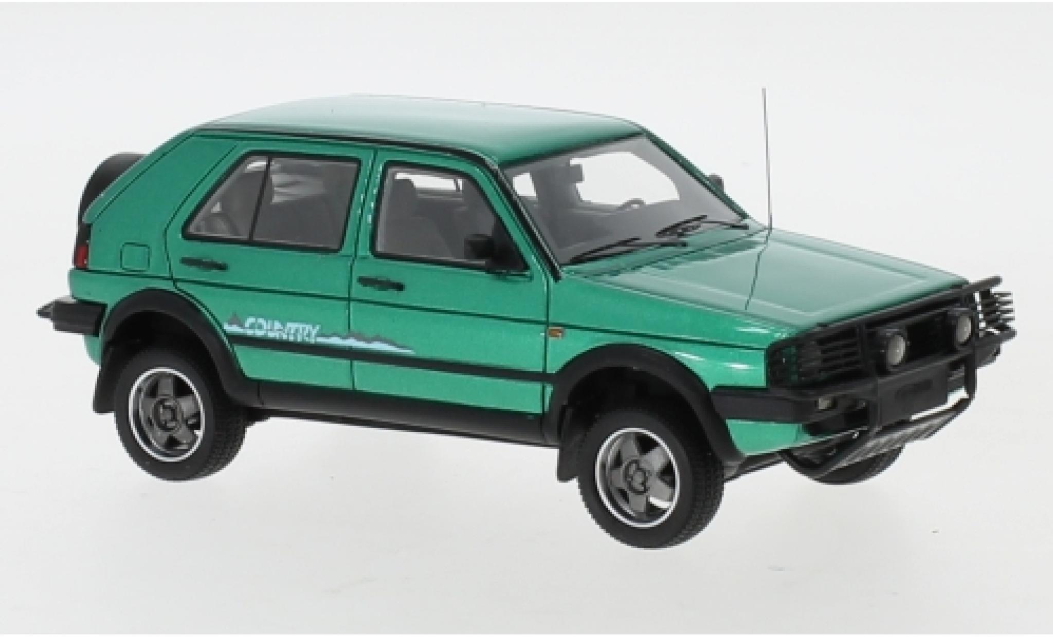 Volkswagen Golf 1/43 Neo II Country metallic groen 1990 modelauto