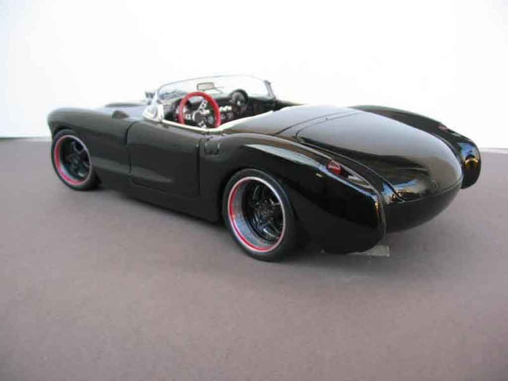 Chevrolet Corvette course C1 chevy v8 drag 1957 1/18 Burago