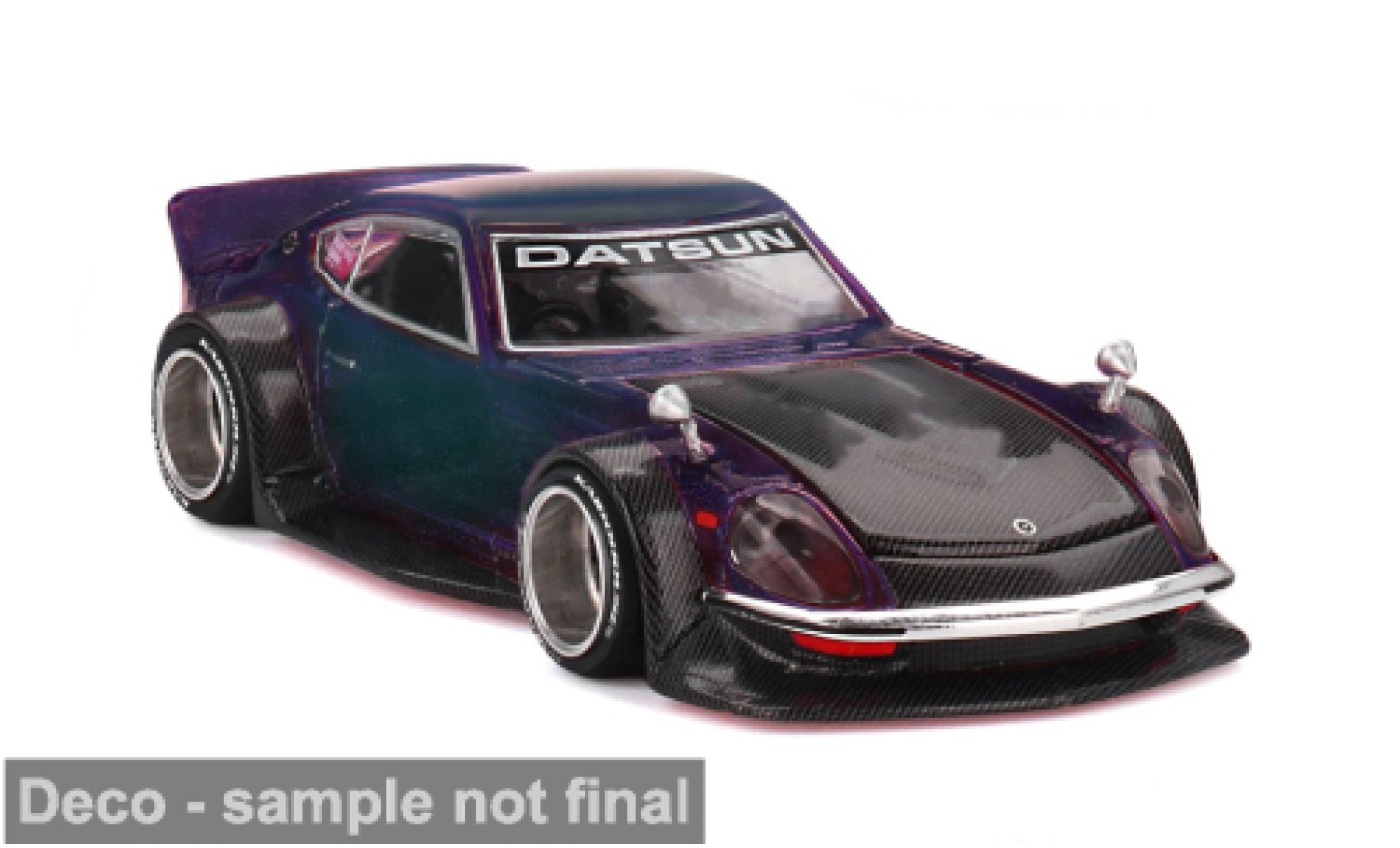 Nissan Fairlady Z 1/64 Mini GT Kaido Street V1 paars/zwart 1978 1:64 modelauto