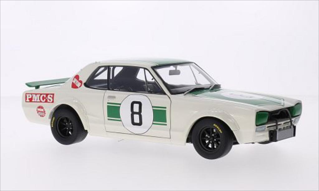 Nissan Skyline 1/18 Autoart GT-R (KPGC10) RHD No.8 GP Japan 1971 modelauto