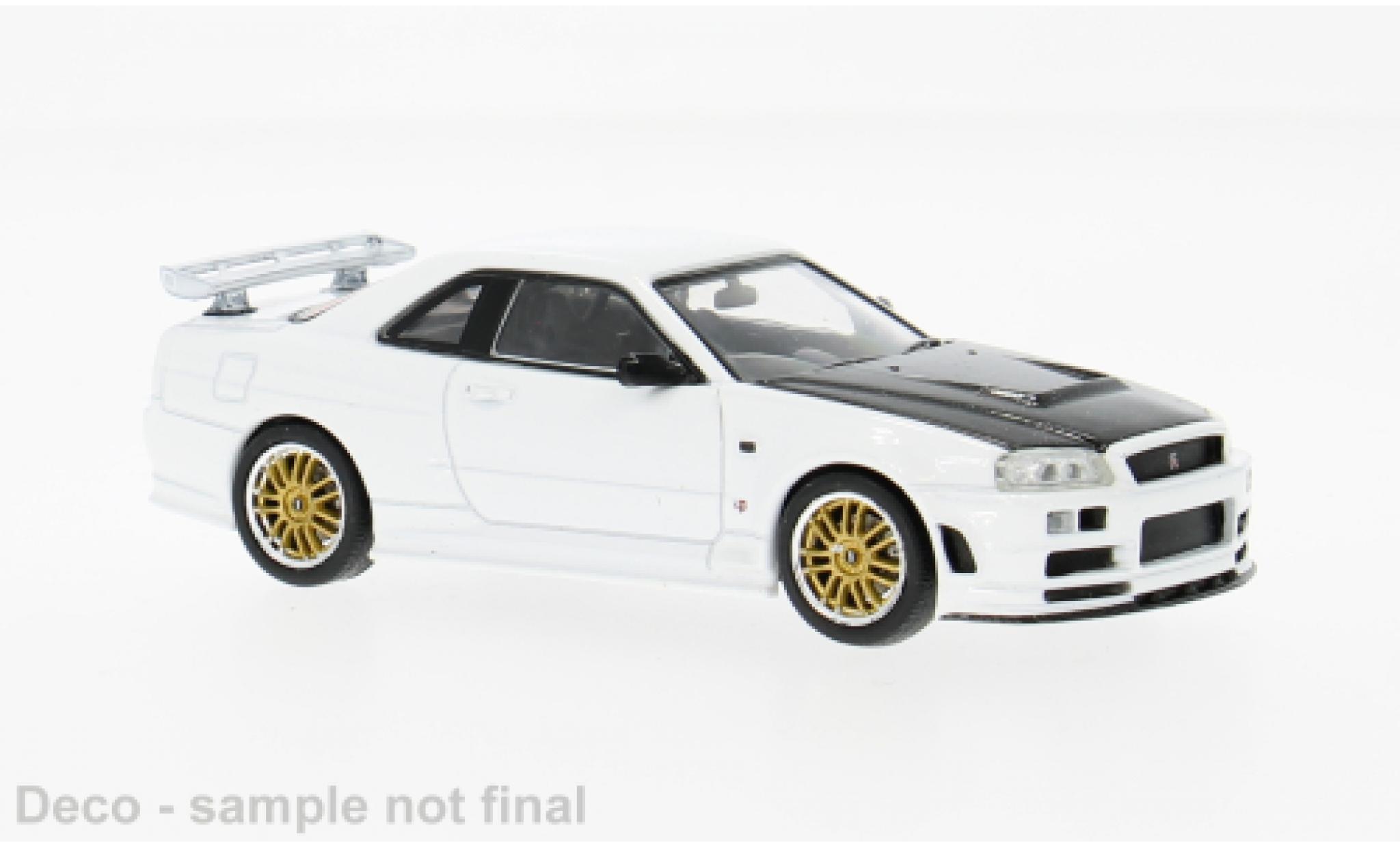 Nissan Skyline 1/43 IXO GT-R (R34) wit 2002 1:43 modelauto
