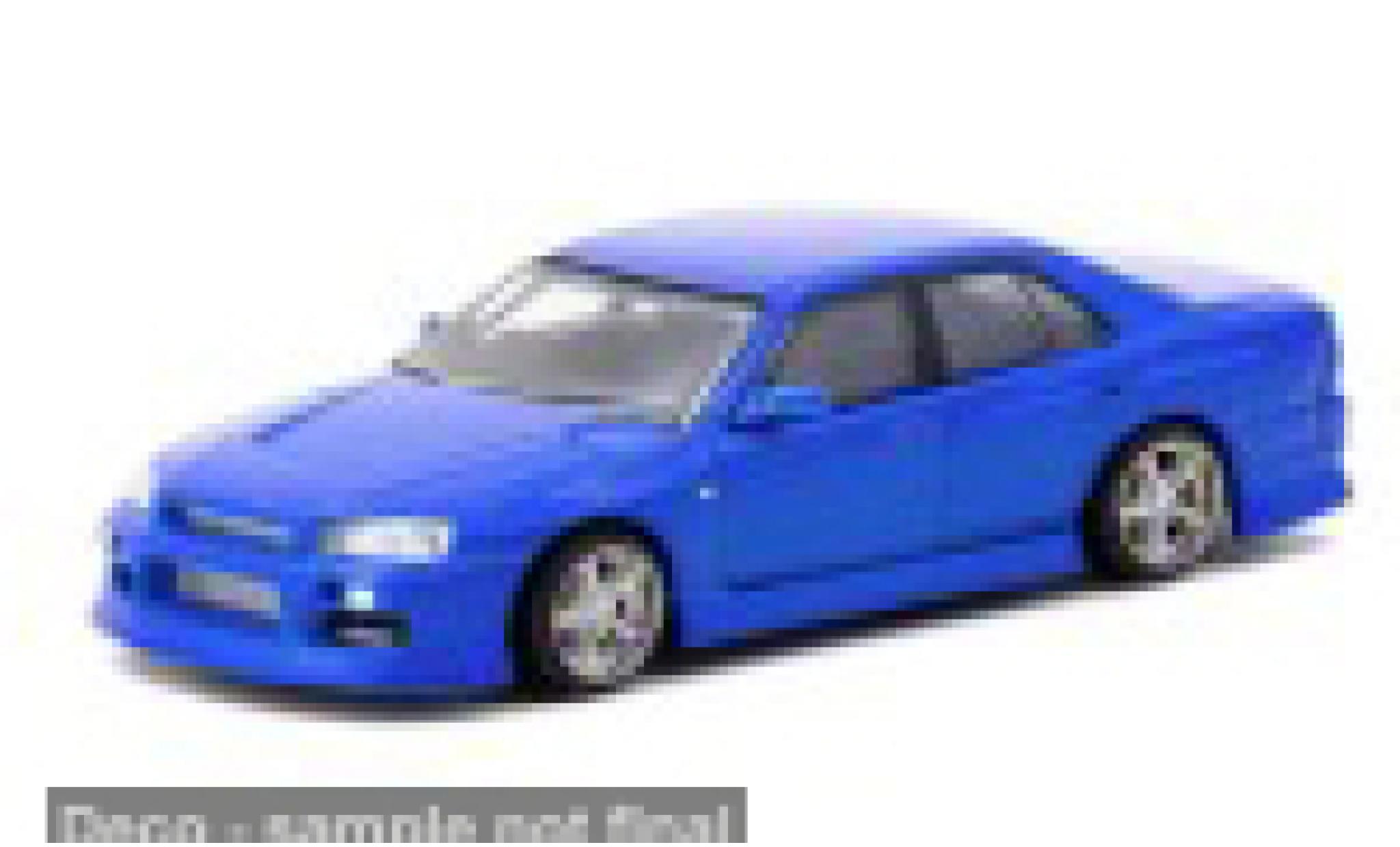 Nissan Skyline 1/64 Tarmac Works R34 GT-R blauw 1:64 modelauto