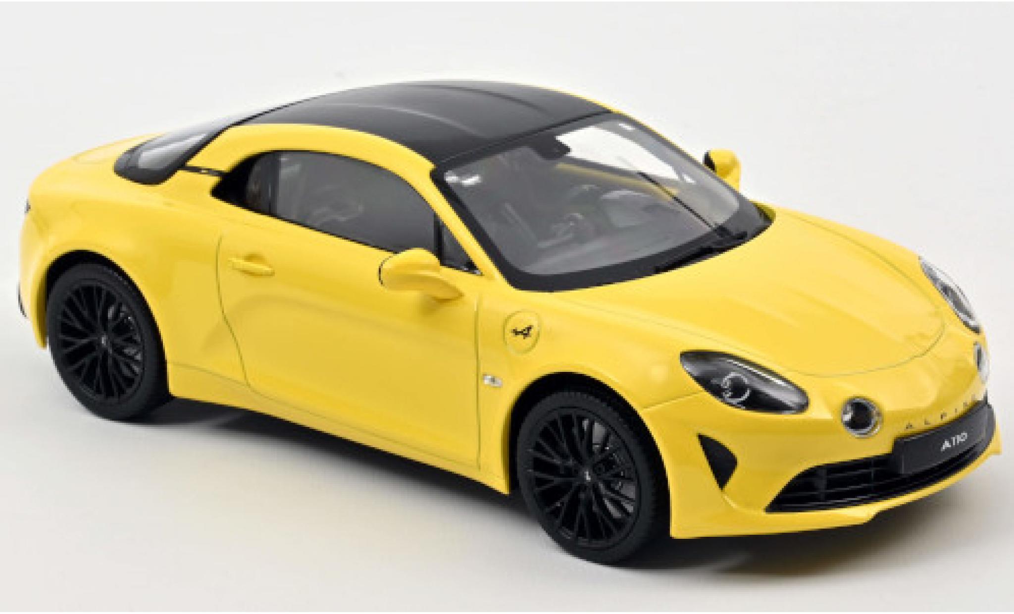 Alpine A110 1/18 Norev Color Edition geel 2020 modelauto