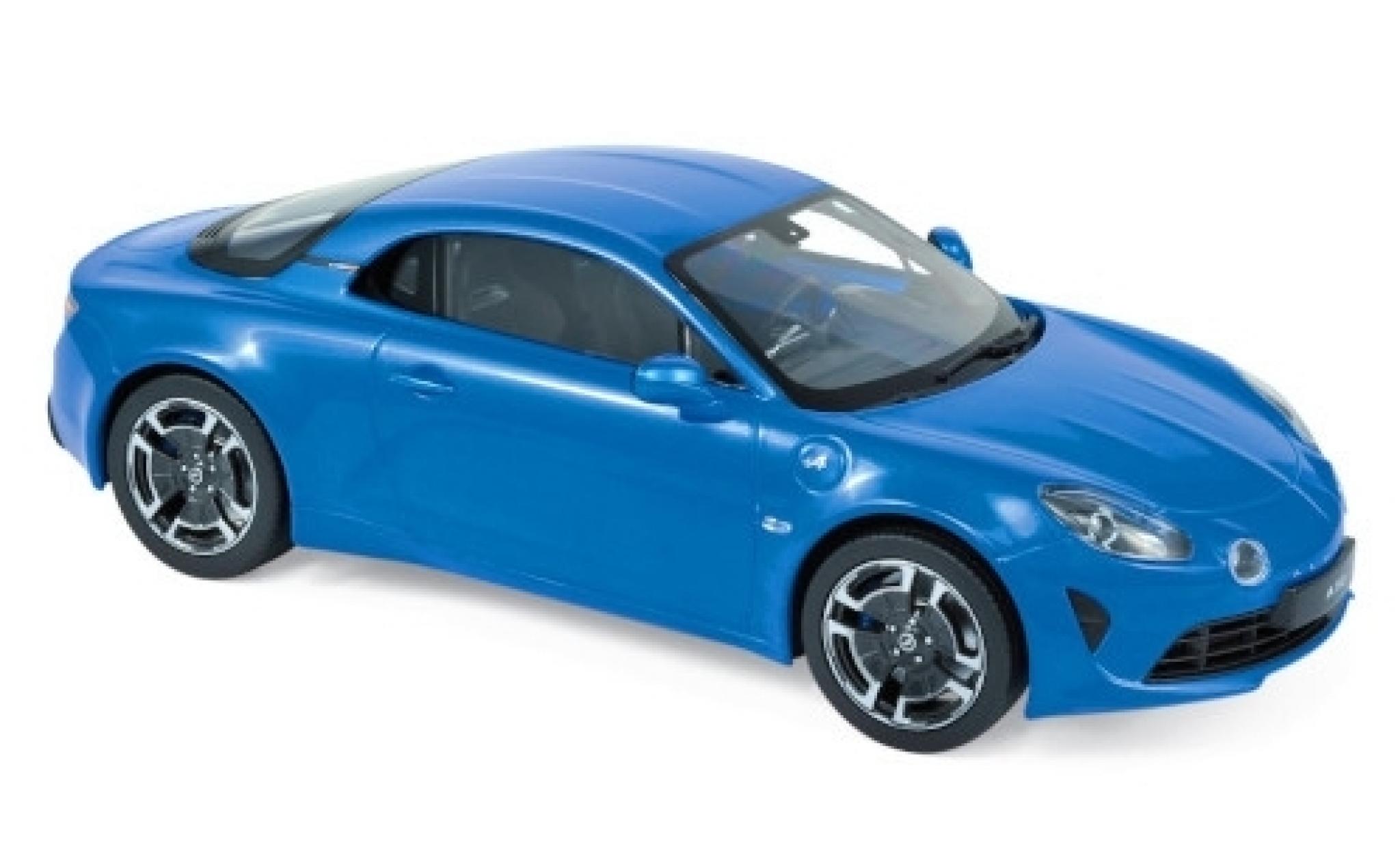 Alpine A110 1/18 Norev Renault Legende metallic blauw 2018 modelauto