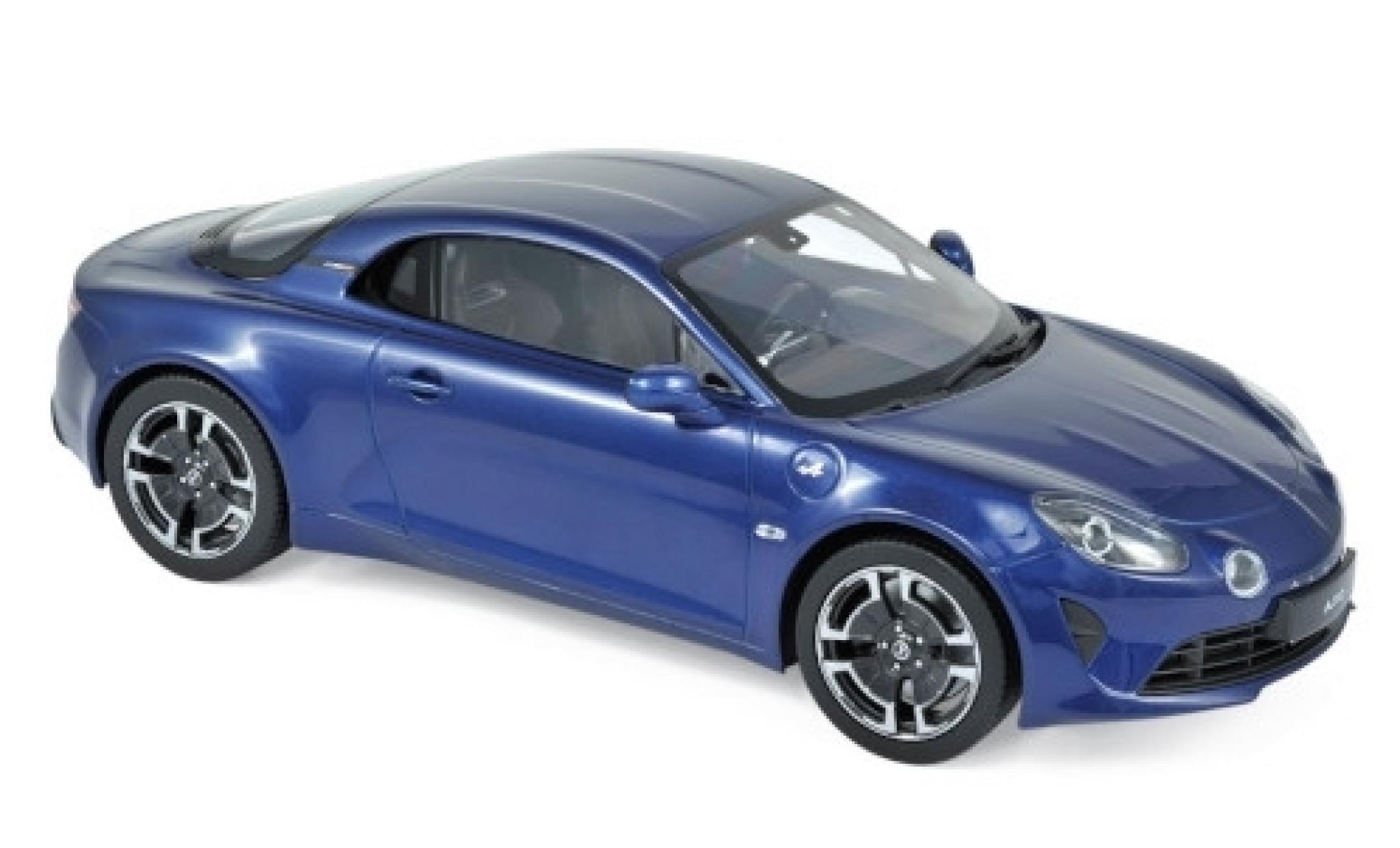 Alpine A110 1/18 Norev Renault Legende metallic blauw 2018 modelauto