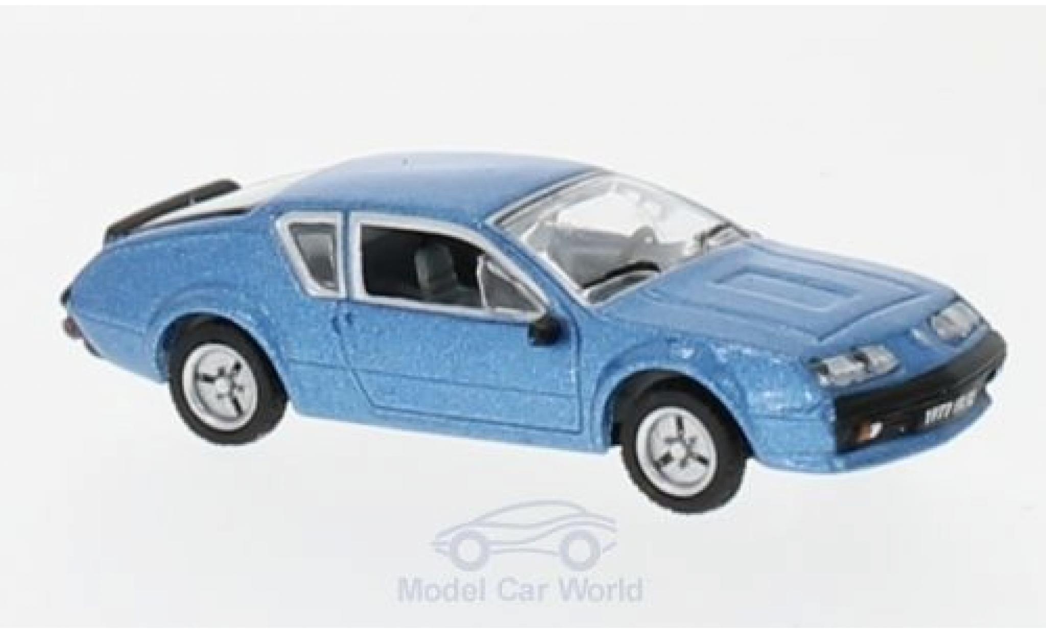 Alpine A310 1/87 Norev Renault metallic blauw 1977 modelauto