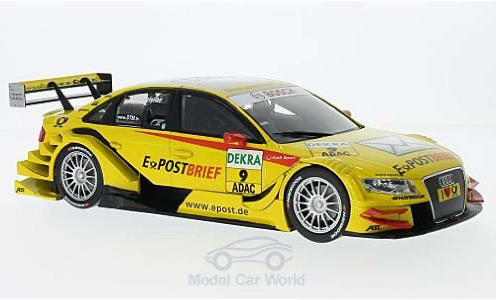 Audi A4 DTM 1/18 Norev DTM No.9 EPost Brief DTM 2011 M.Rockenfeller modelauto
