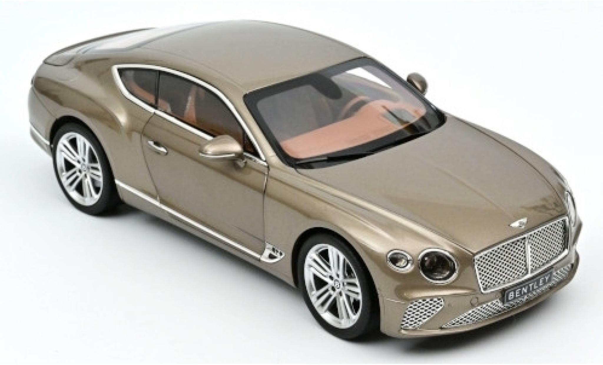 Bentley Continental 1/18 Norev GT metallic beige 2018 modelauto