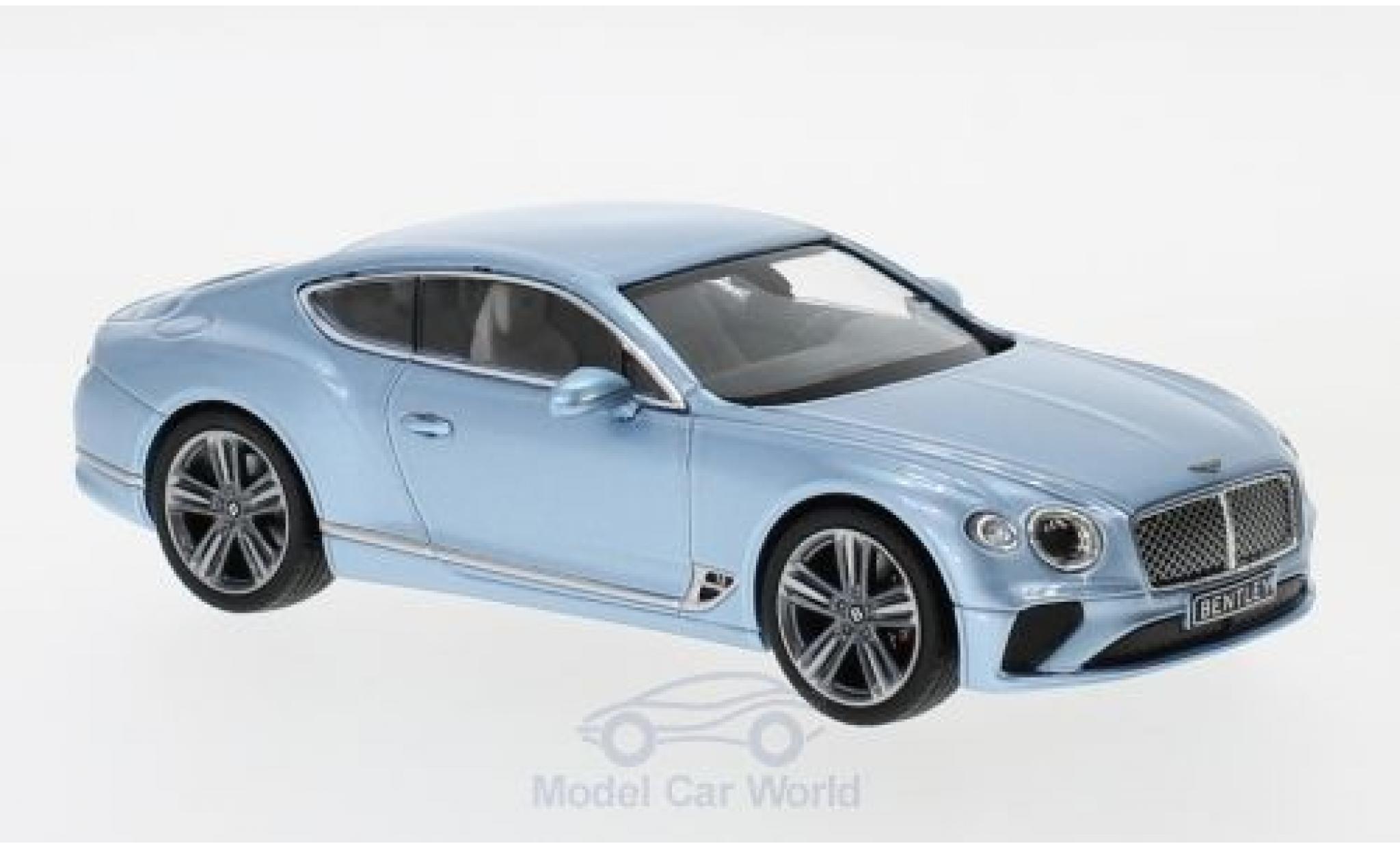 Bentley Continental T 1/43 Norev GT metallic blauw 2018 modelauto