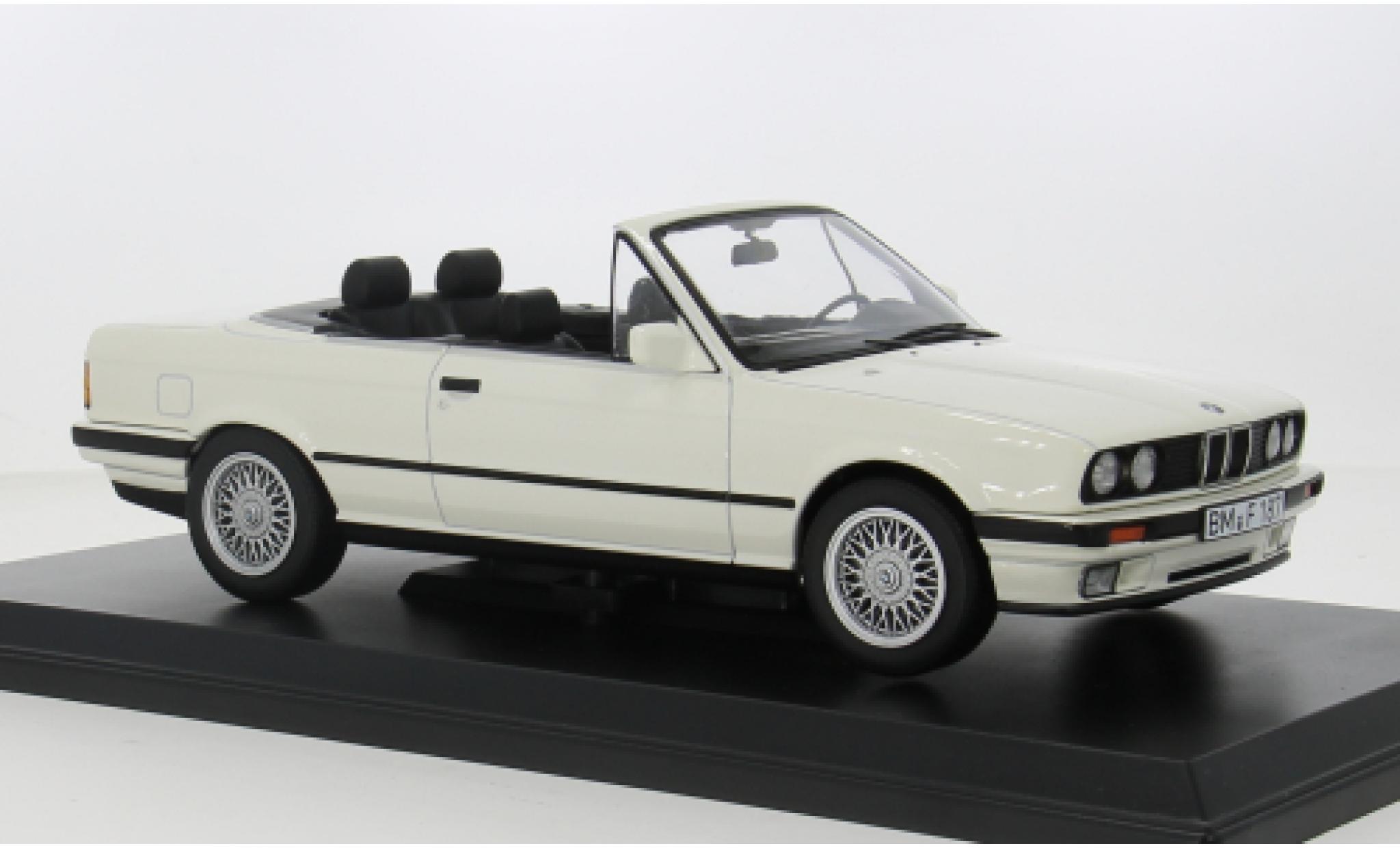 Bmw 325 1/18 Norev i (E30) Cabriolet wit 1991 1:18 modelauto