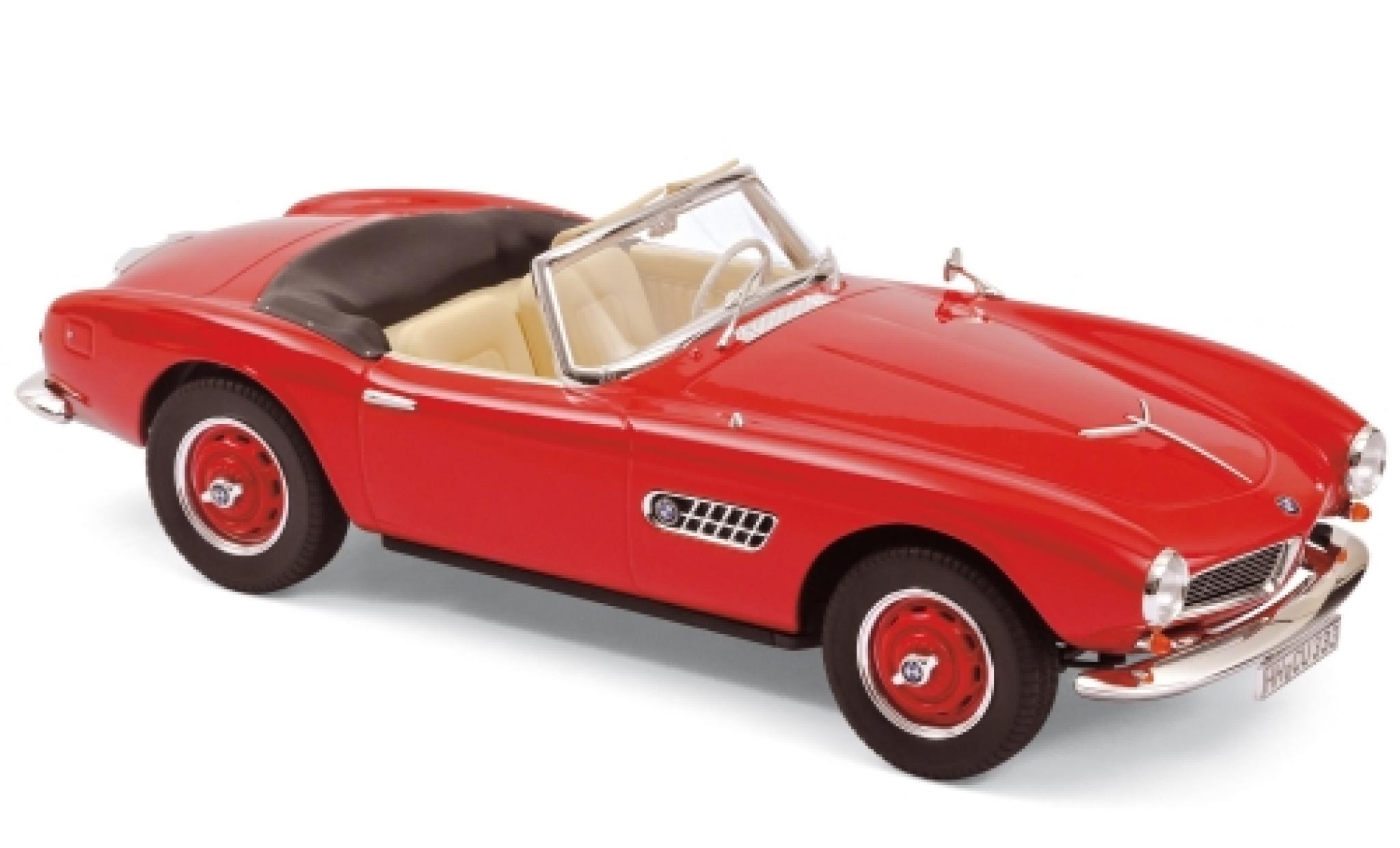 Bmw 507 1/18 Norev rood 1956 modelauto