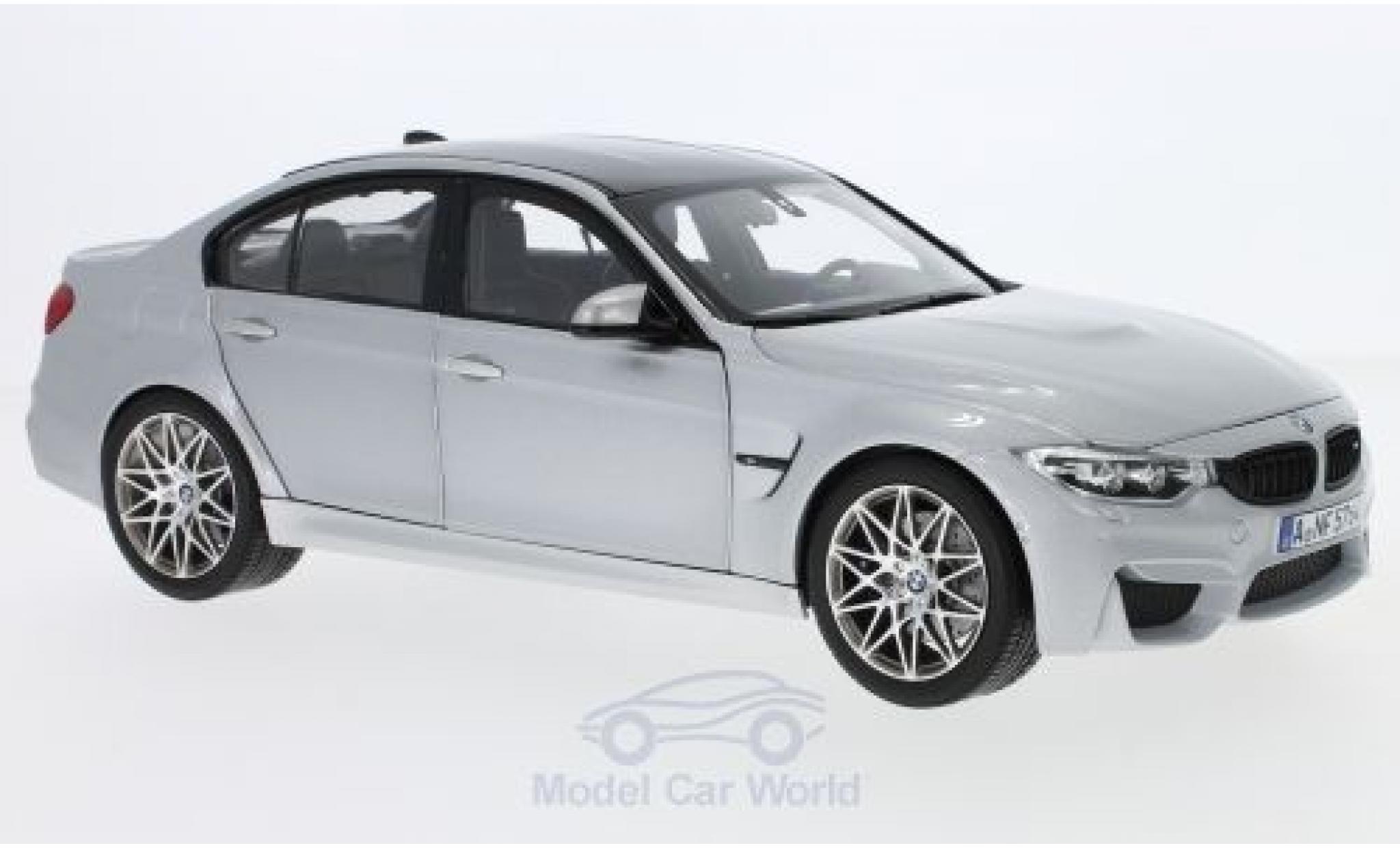 Bmw M3 1/18 Norev Competition grijs 2017 modelauto