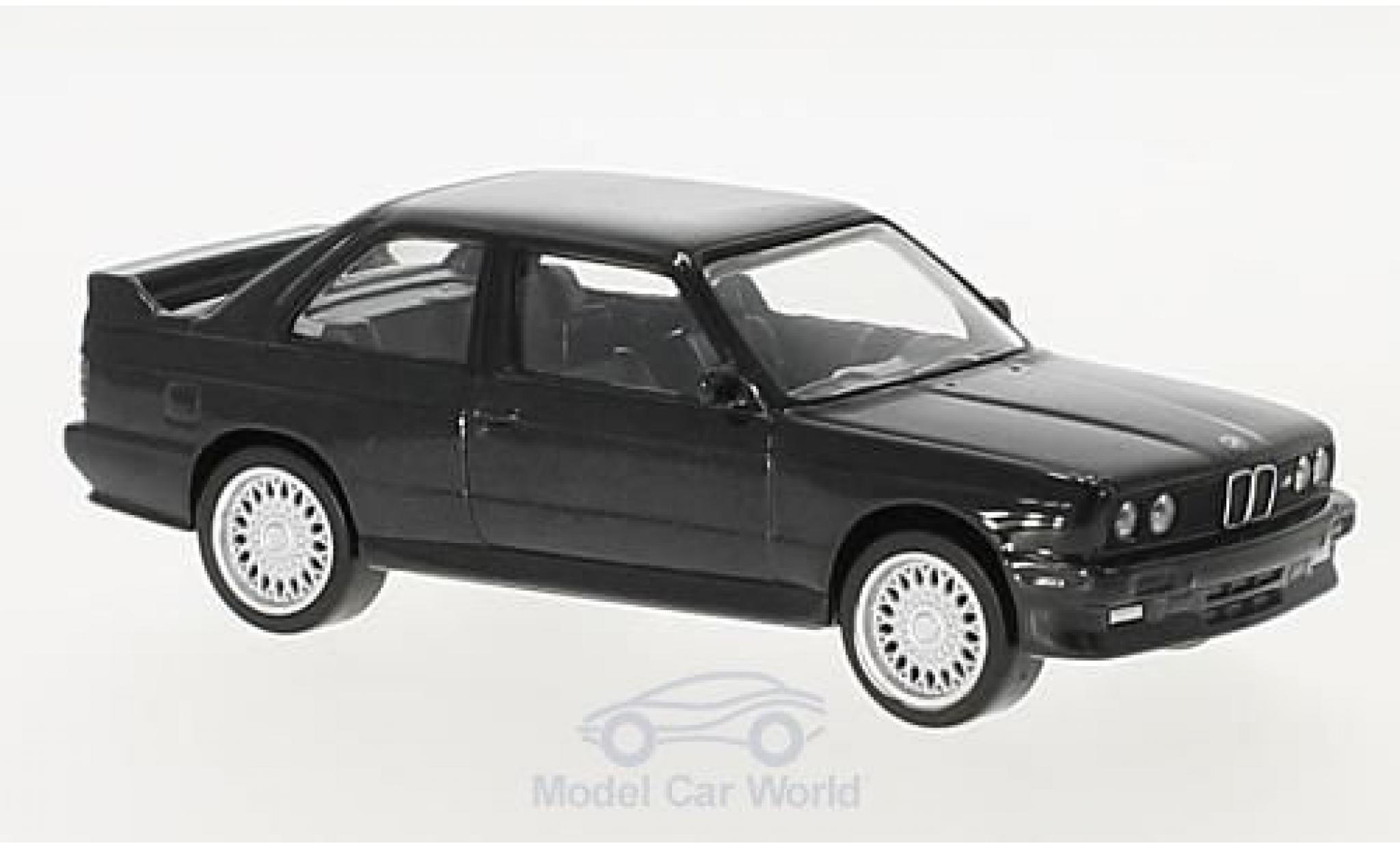 Bmw M3 E30 1/43 Norev (E30) zwart 1986 modelauto