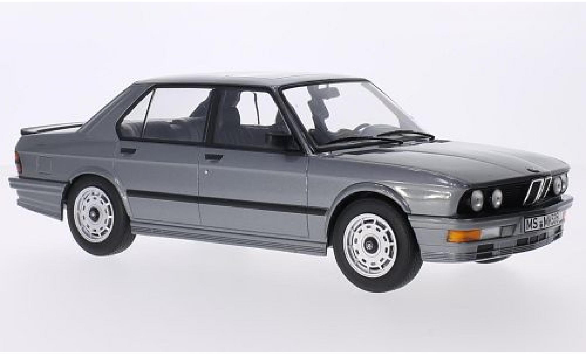 Bmw M5 1/18 Norev 35i (E28) metallic grijs 1986 modelauto