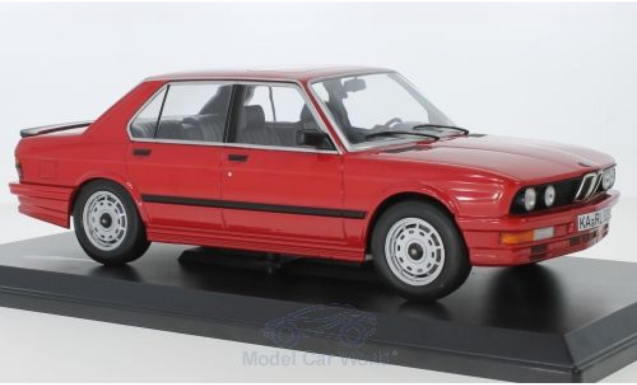 Bmw M5 1/18 Norev 35i (E28) rood 1986 modelauto