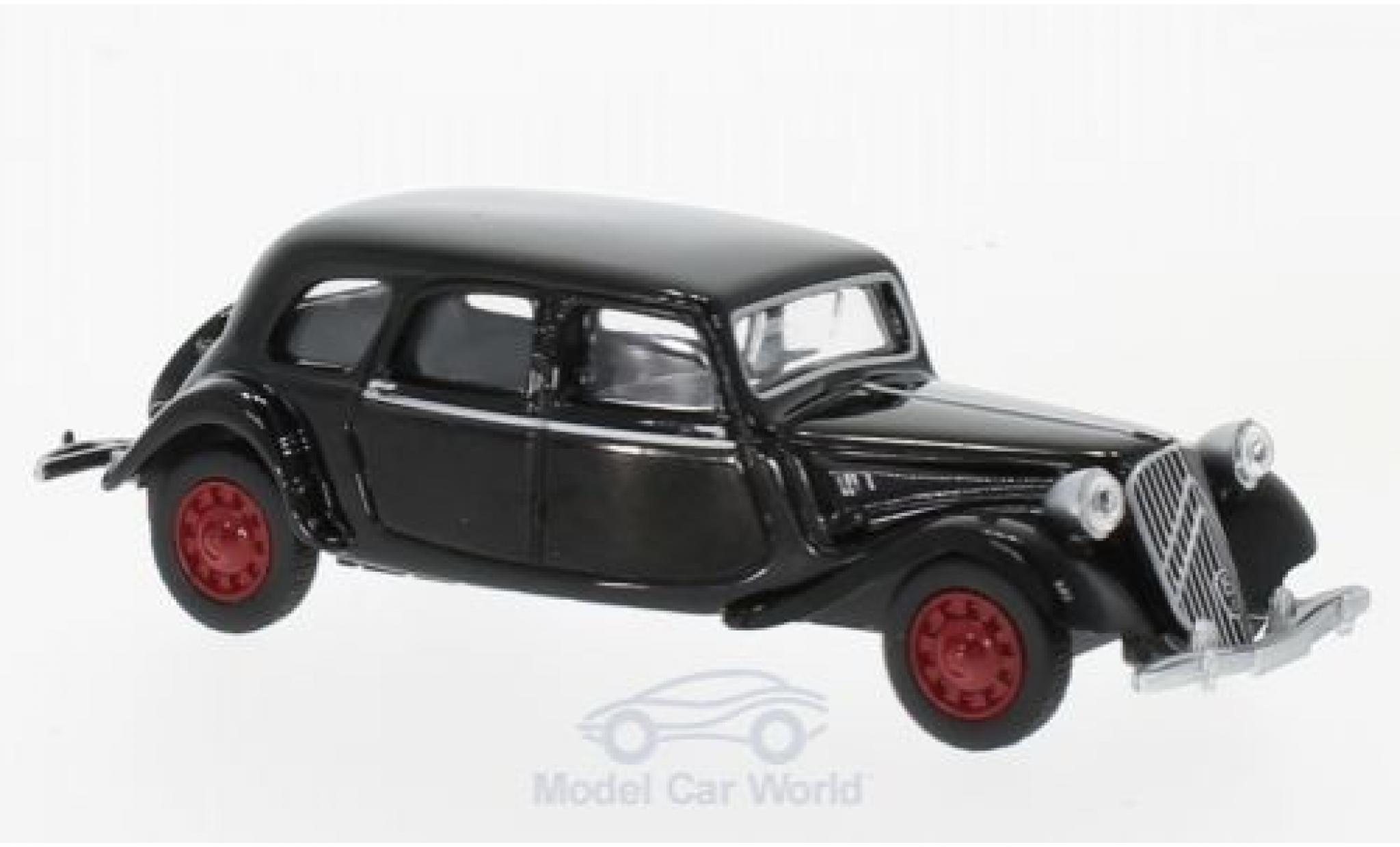 Citroen Traction 15 1/64 Norev 15-SIX zwart 1939 modelauto