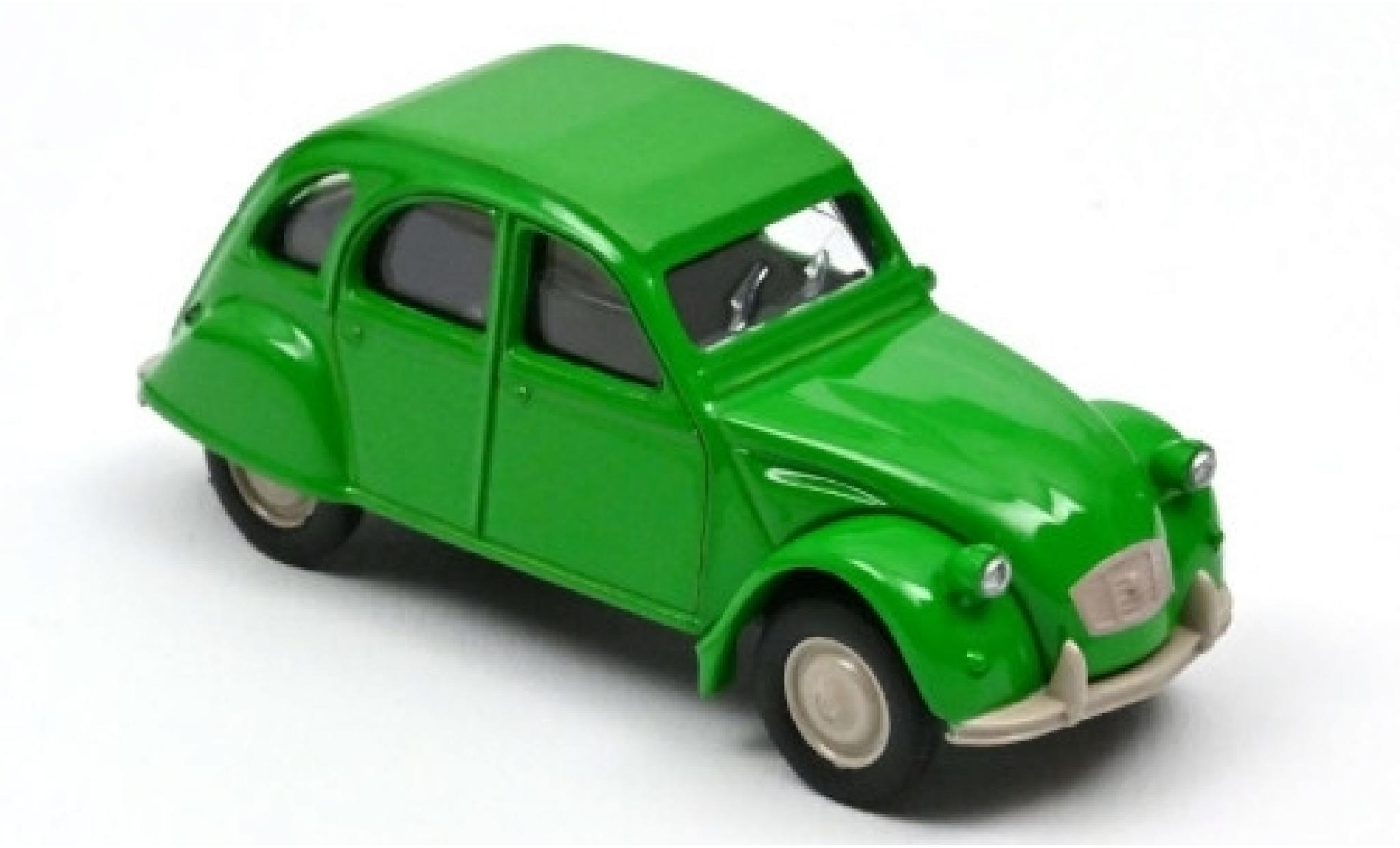 Citroen 2CV 1/64 Norev 6 Special groen 1979 modelauto