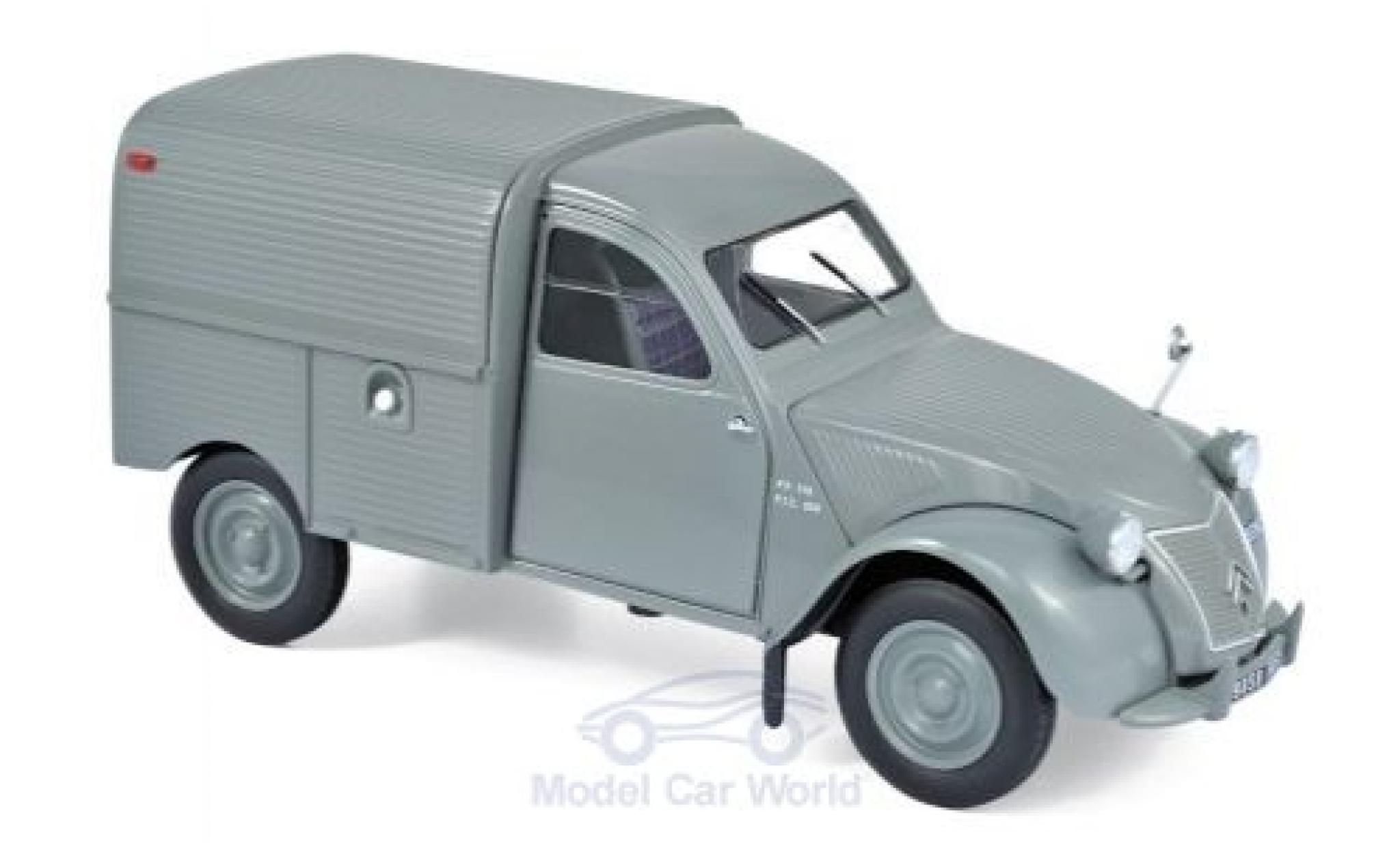Citroen 2CV 1/18 Norev Bestelbusje grijs 1957 modelauto