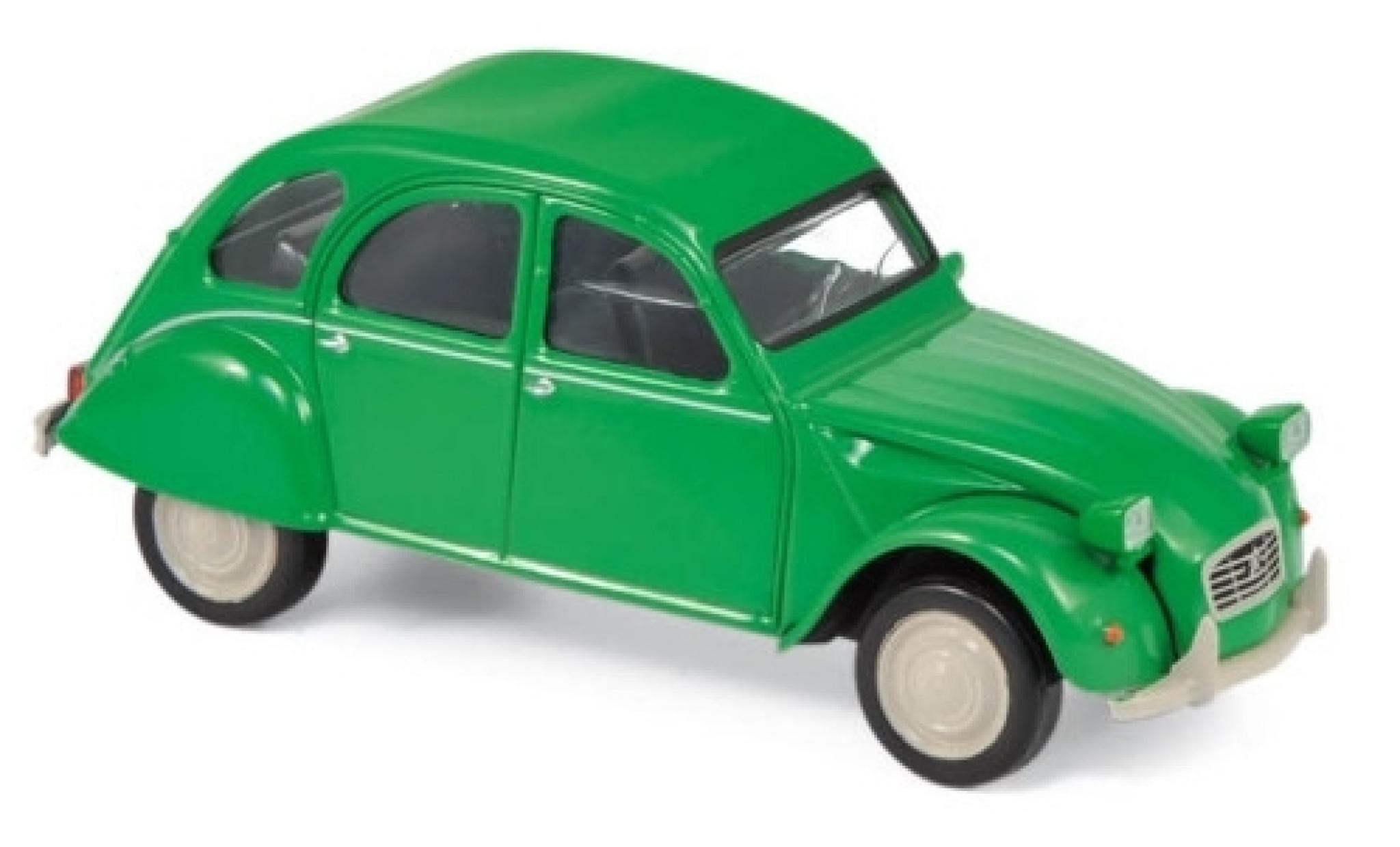 Citroen 2CV 1/43 Norev groen 1979 Jetcar modelauto