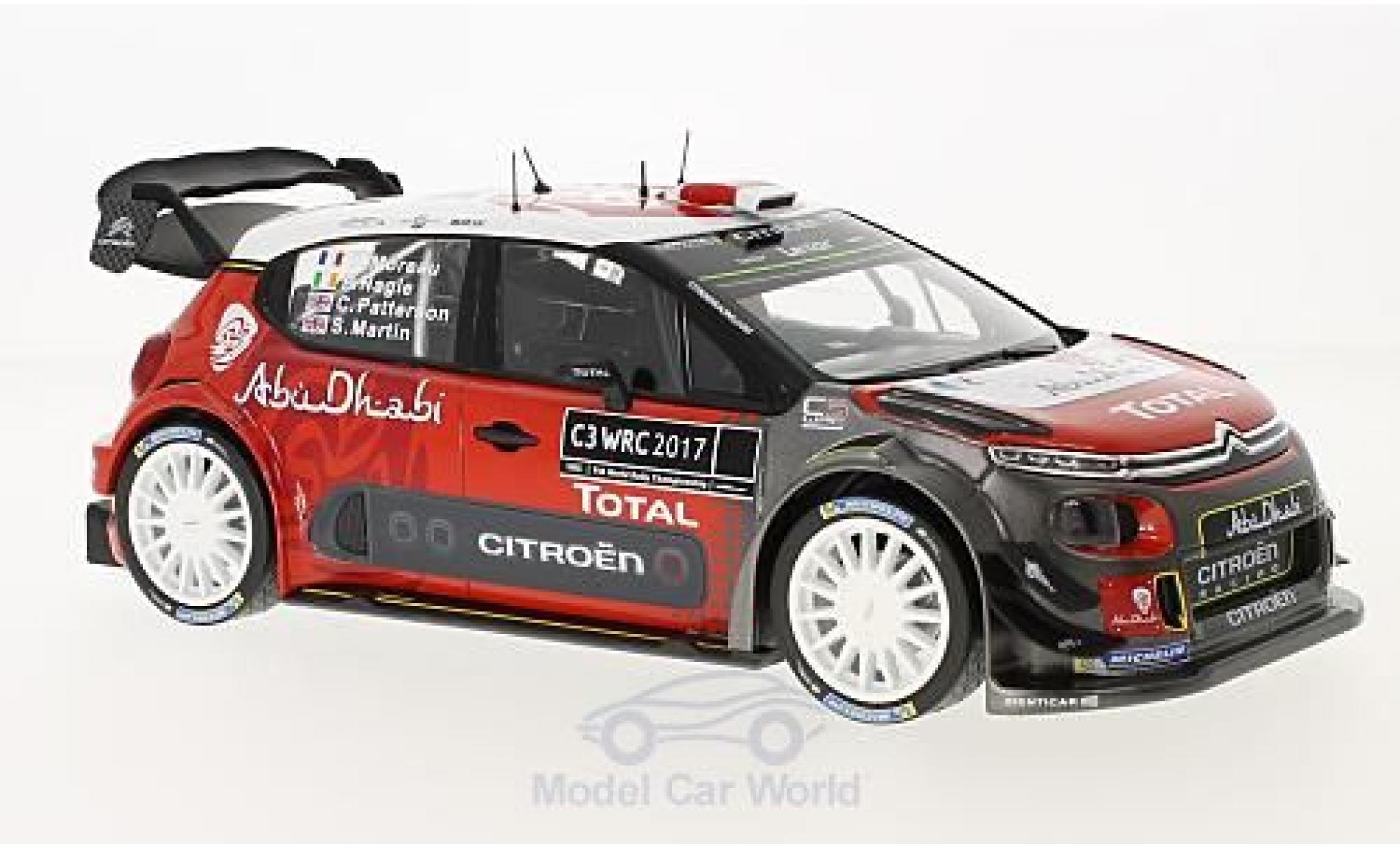 Citroen C3 1/18 Norev WRC 2017 Official Presentation Version modelauto