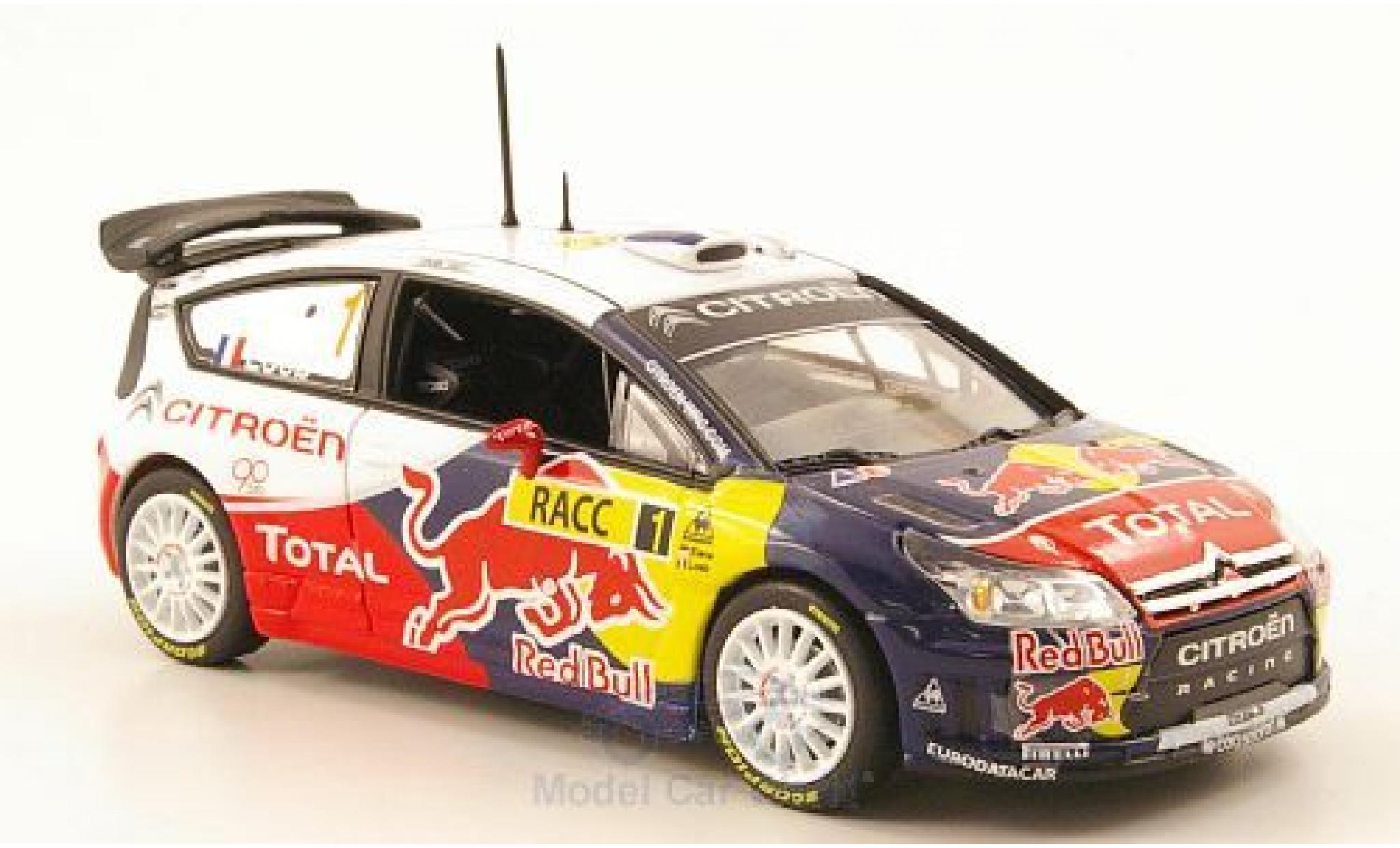Citroen C4 WRC 1/43 Norev WRC No.1 Racing Red Bull -Total WRC Rallye Spanien 2009 S.Loeb/D.Elena modelauto