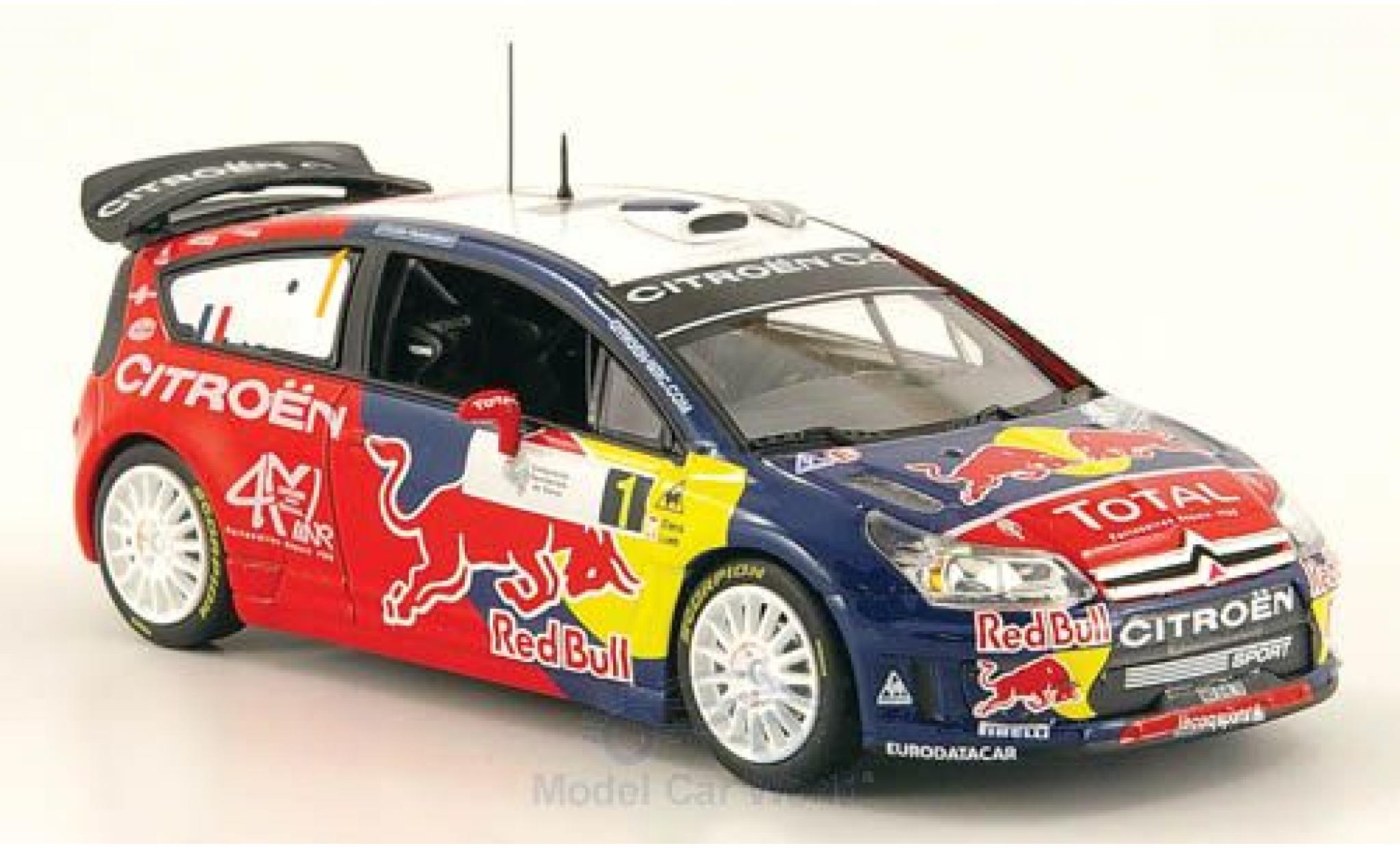 Citroen C4 WRC 1/43 Norev WRC No.1 Red Bull Tour de Corse 2008 modelauto