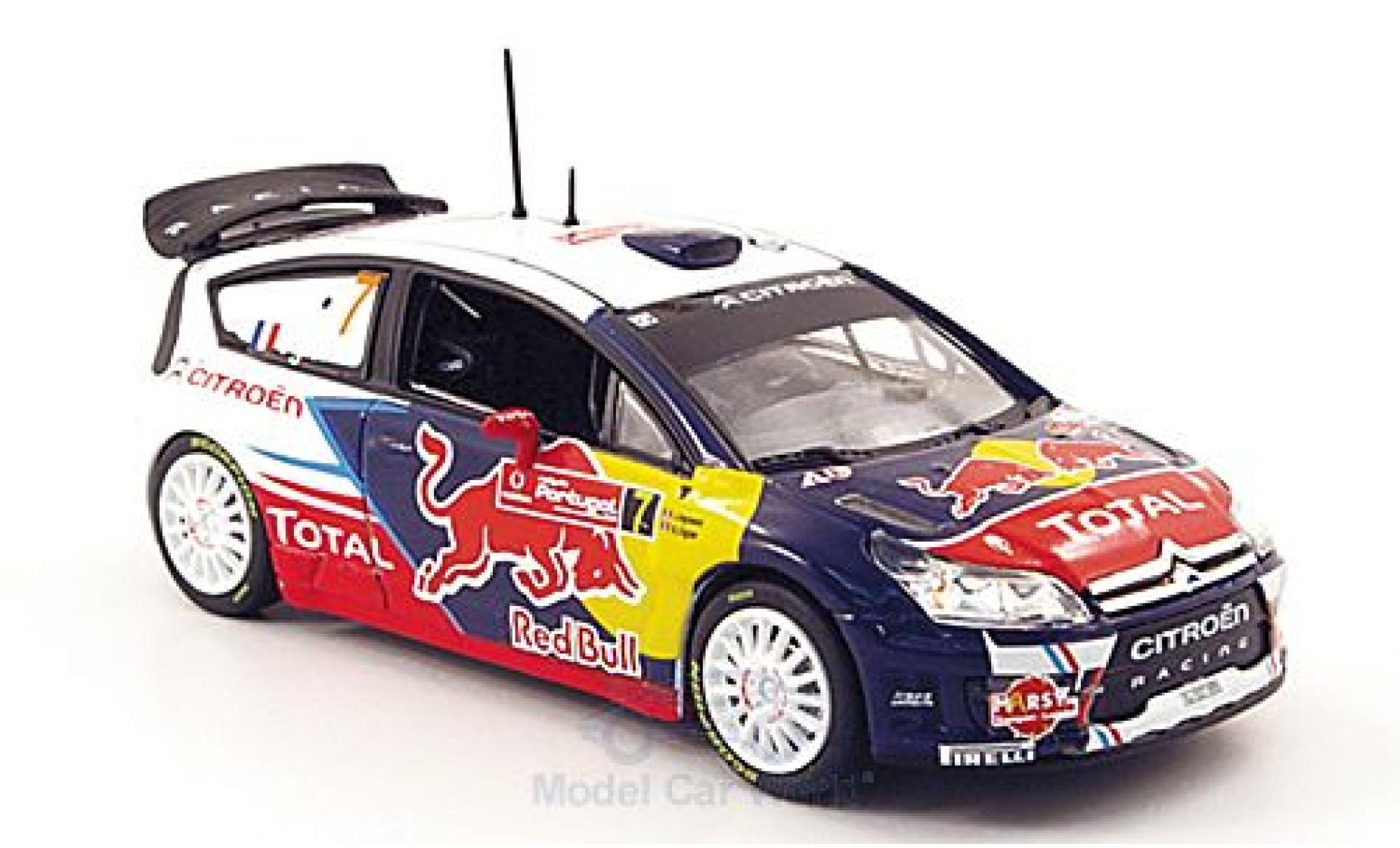 Citroen C4 WRC 1/43 Norev WRC No.7 Racing Red Bull Total WRC Rallye Portugal 2010 S.Ogier/J.Ingrassia modelauto