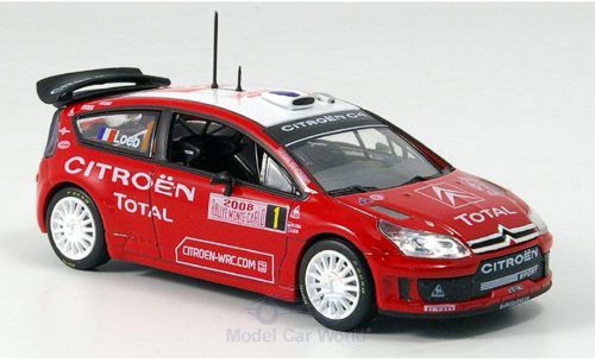 Citroen C4 WRC 1/43 Norev WRC Rallye Monte-Carlo 2008 modelauto