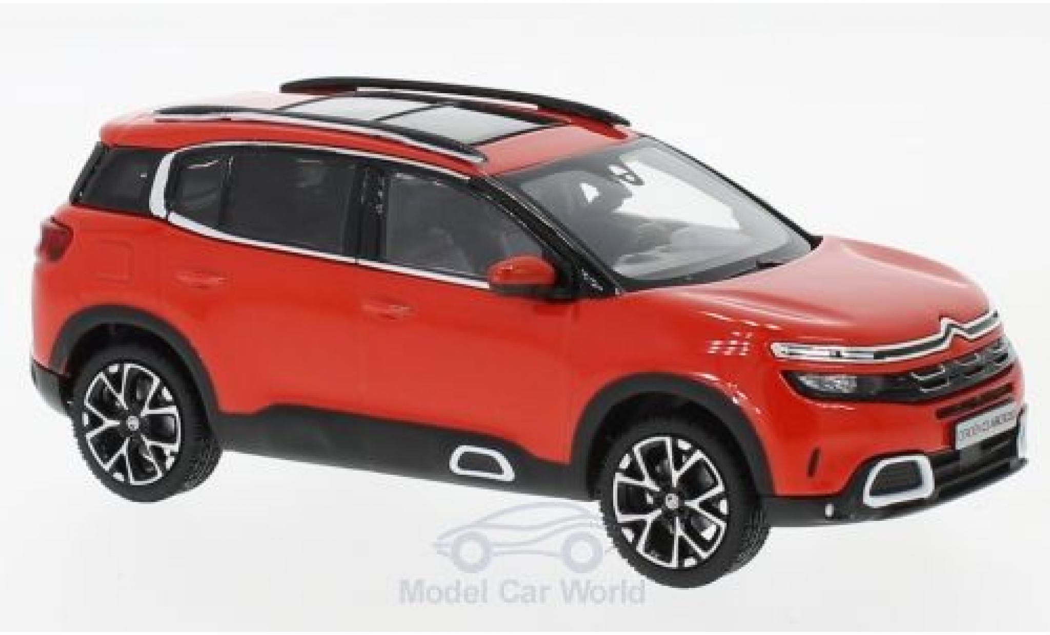 Citroen C5 1/43 Norev Aircross rood 2018 modelauto