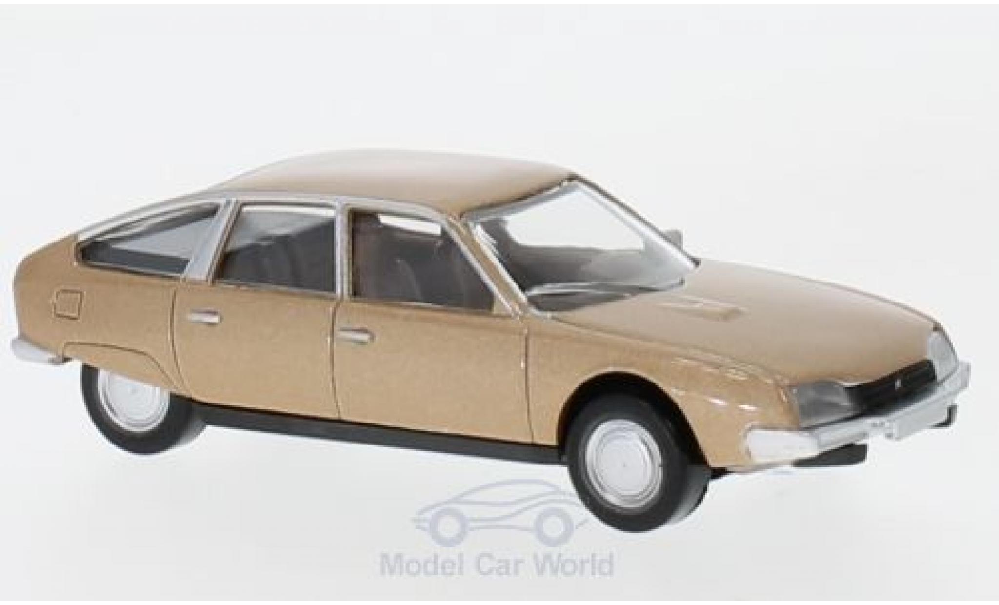 Citroen CX 1/64 Norev metallic beige 1974 modelauto