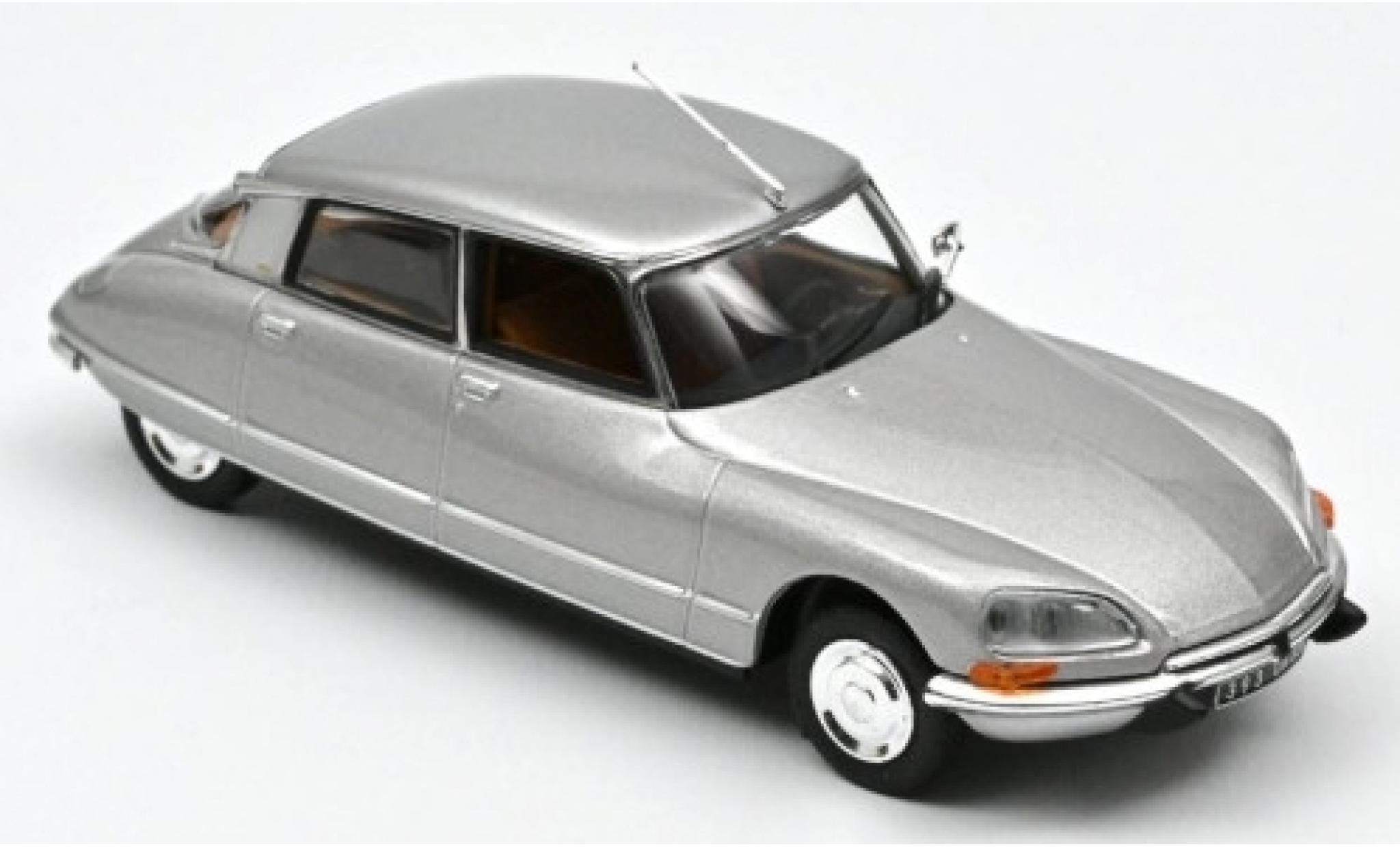 Citroen DS 1/43 Norev 23 Pallas metallic grijs 1974 modelauto