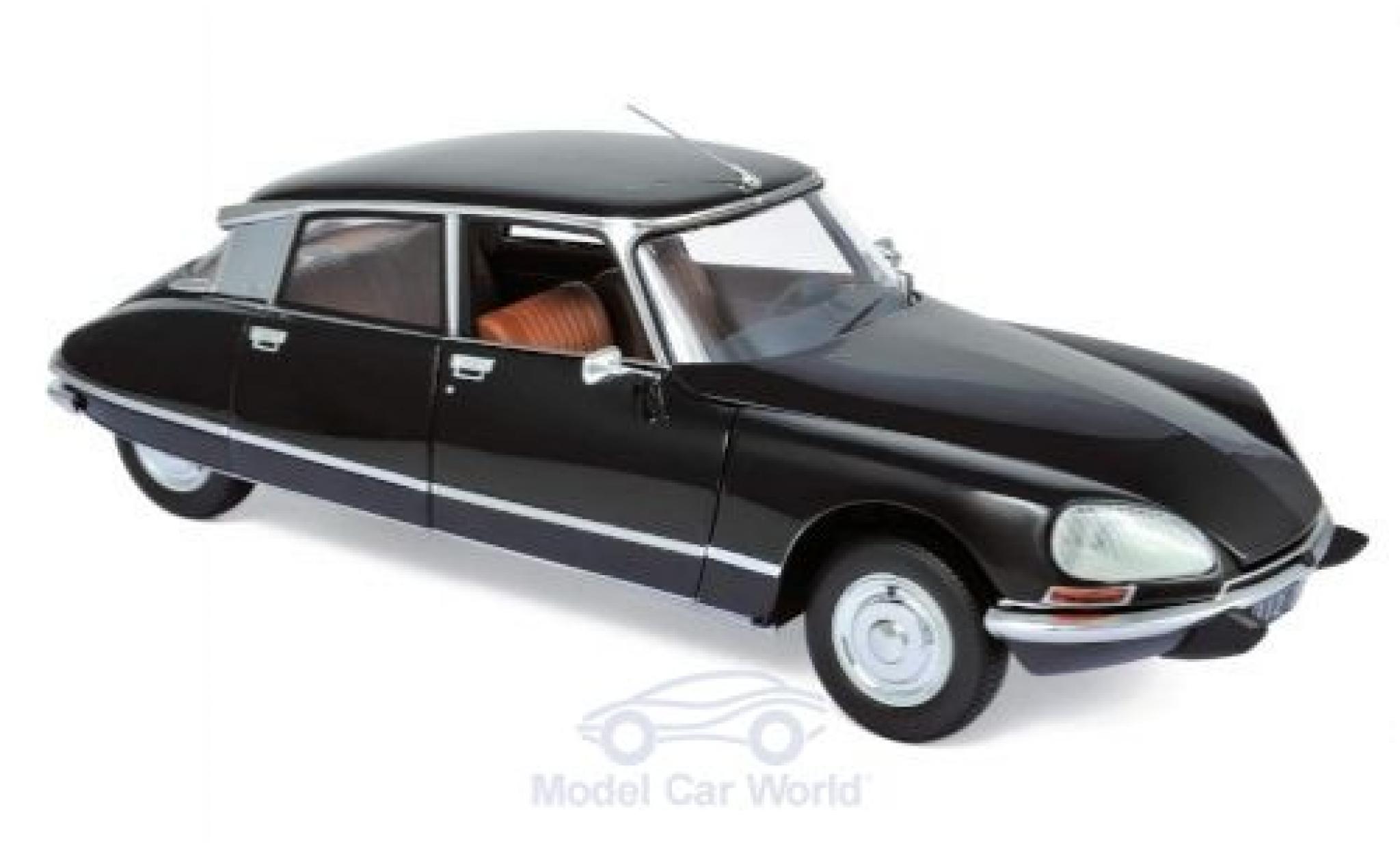 Citroen DS 1/18 Norev 23 Pallas zwart 1974 modelauto