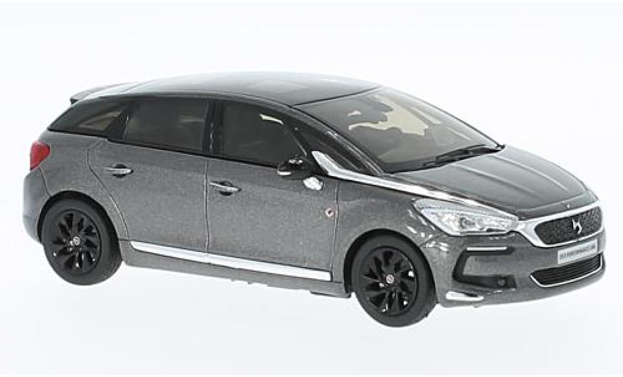DS Automobiles DS5 1/43 Norev Citroen DS 5 Performance Line metallic grijs/zwart 2016 modelauto