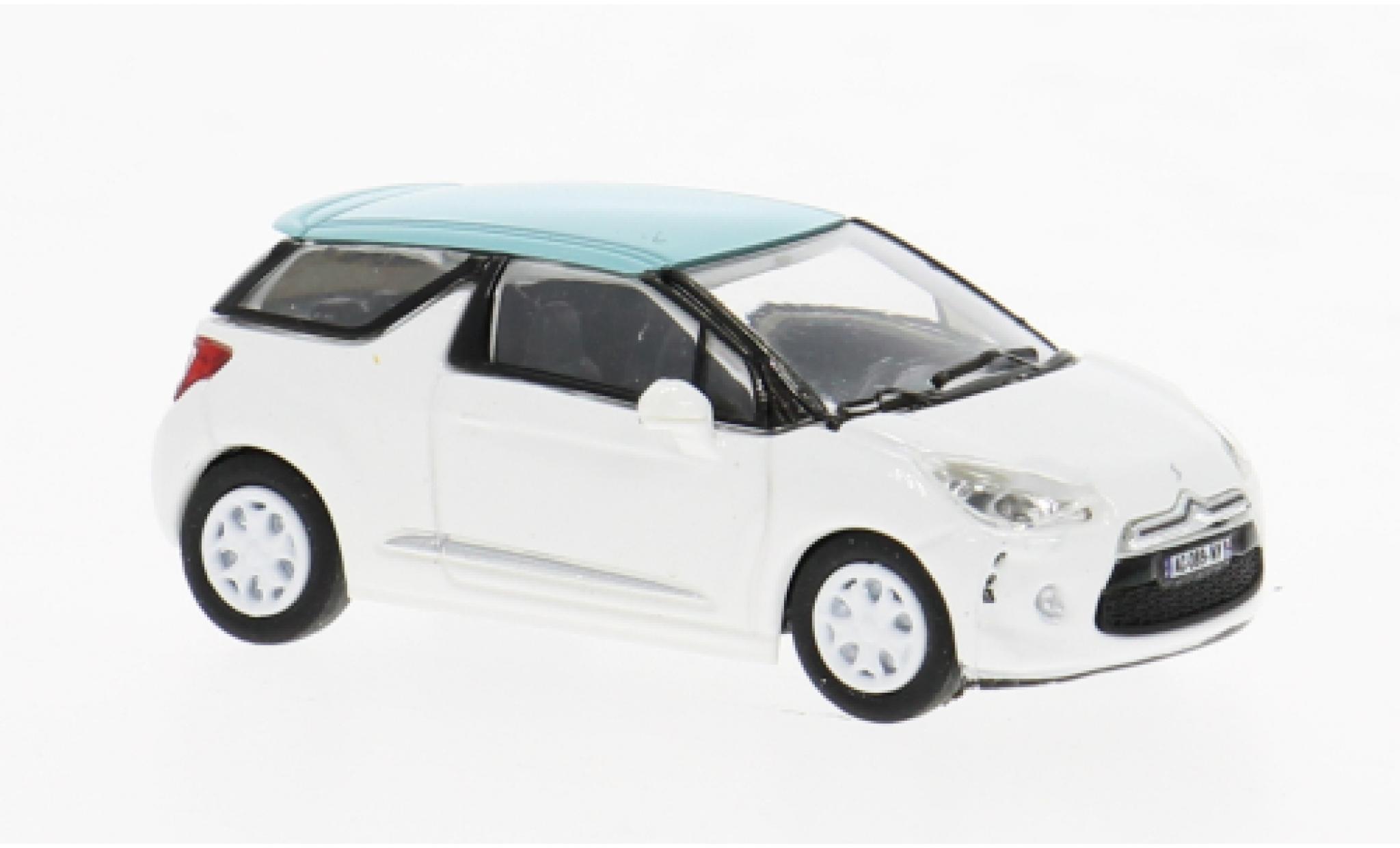 DS Automobiles DS3 1/87 Norev Citroen wit 2010 1:87 modelauto